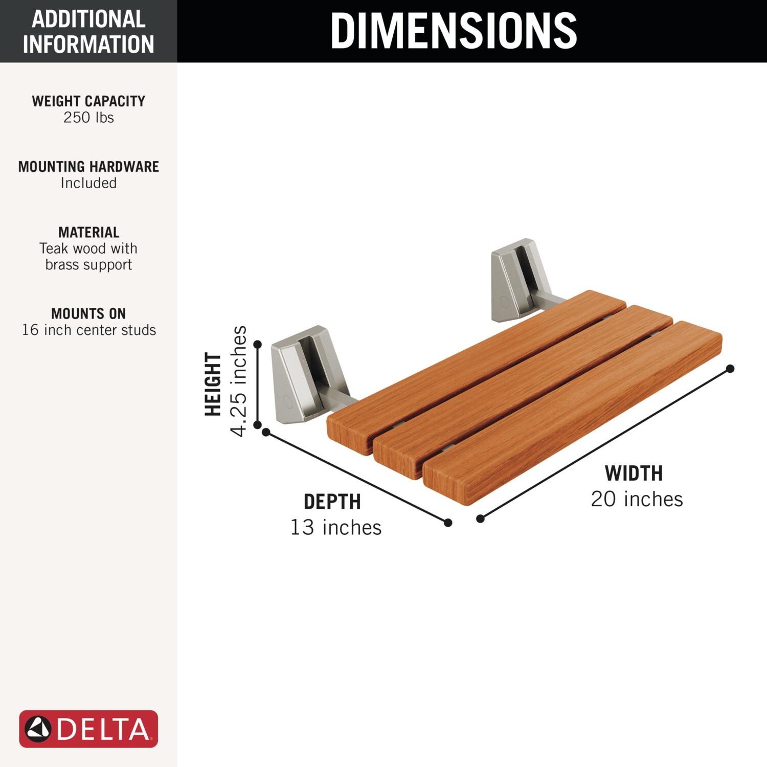 Delta 5SE-SBS-6-SS-PR Bath-Shower-Facc - View #2