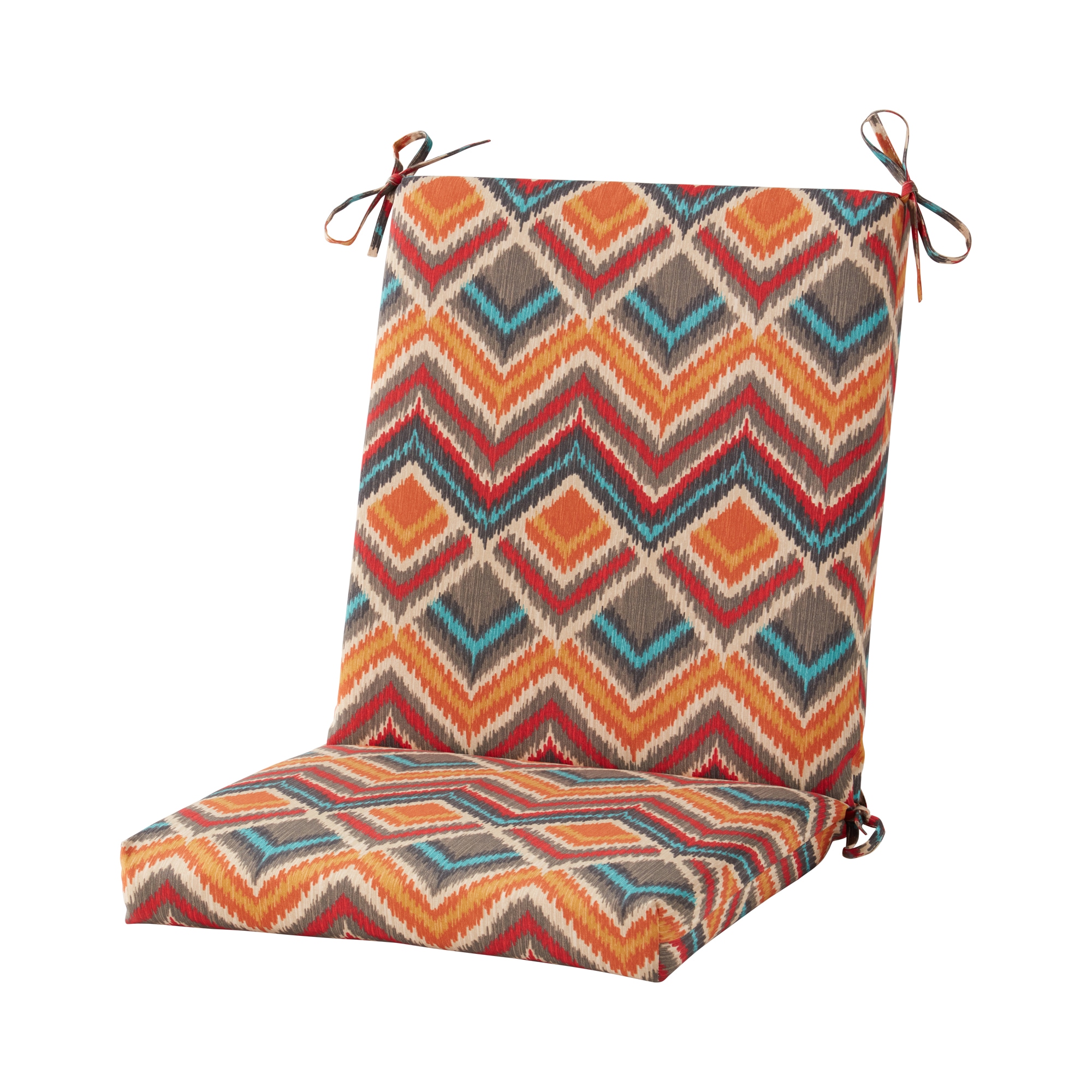 Greendale Home Fashions OP1900-SURREAL 19-in x 20-in Surreal High back patio chair cushion