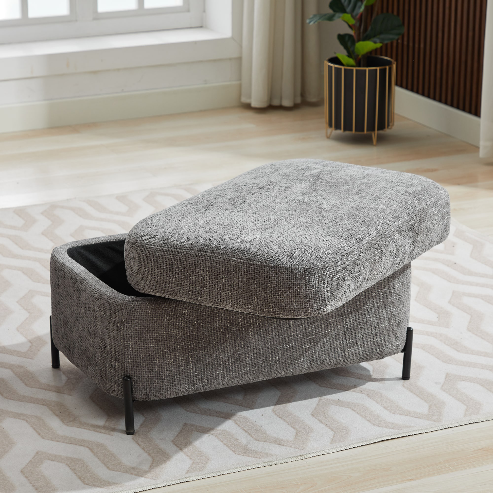 Aortzio HM-A4080-CHARCOAL bench - View #2