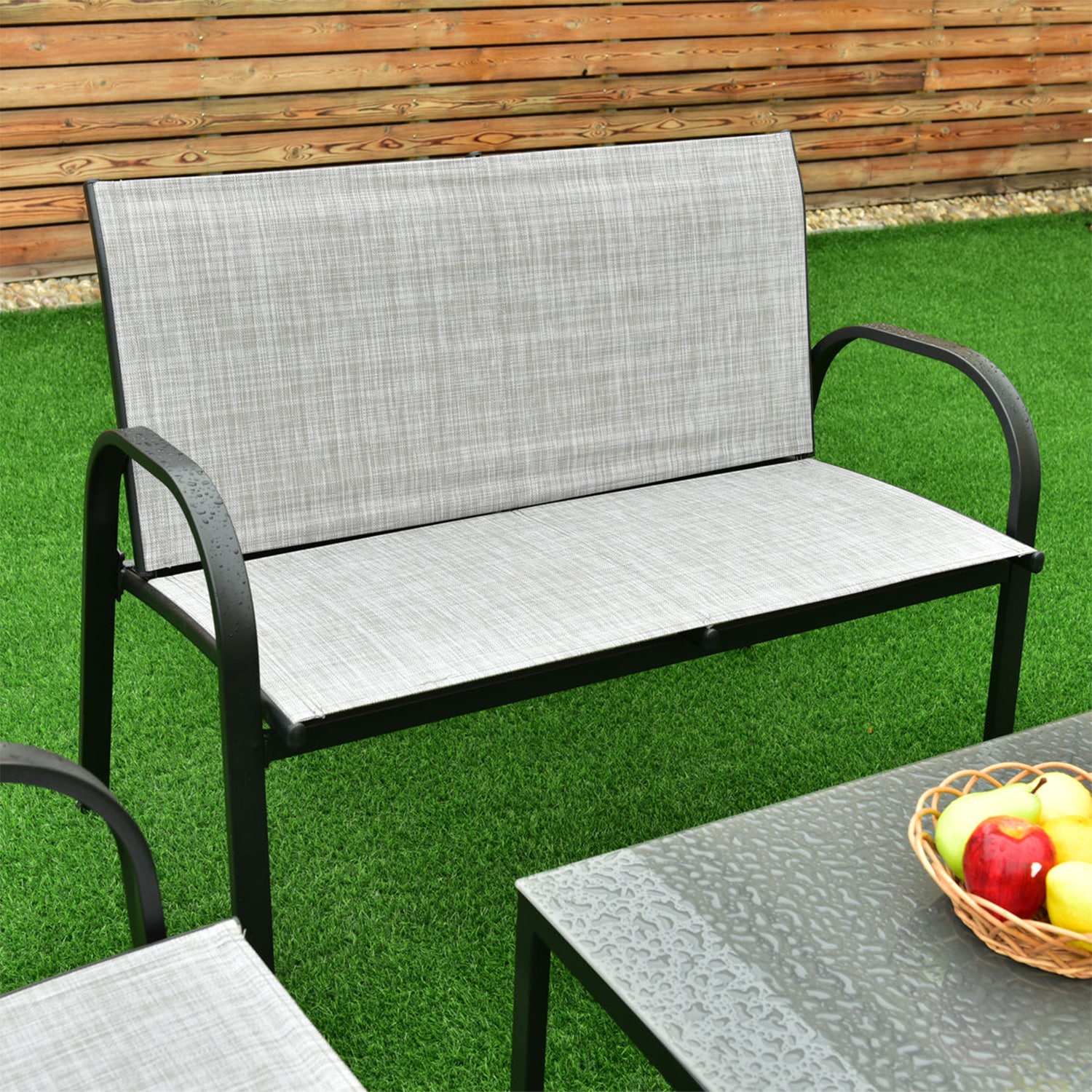 WELLFOR OUJN65848GR Patio-Conversation-Sets - View #7