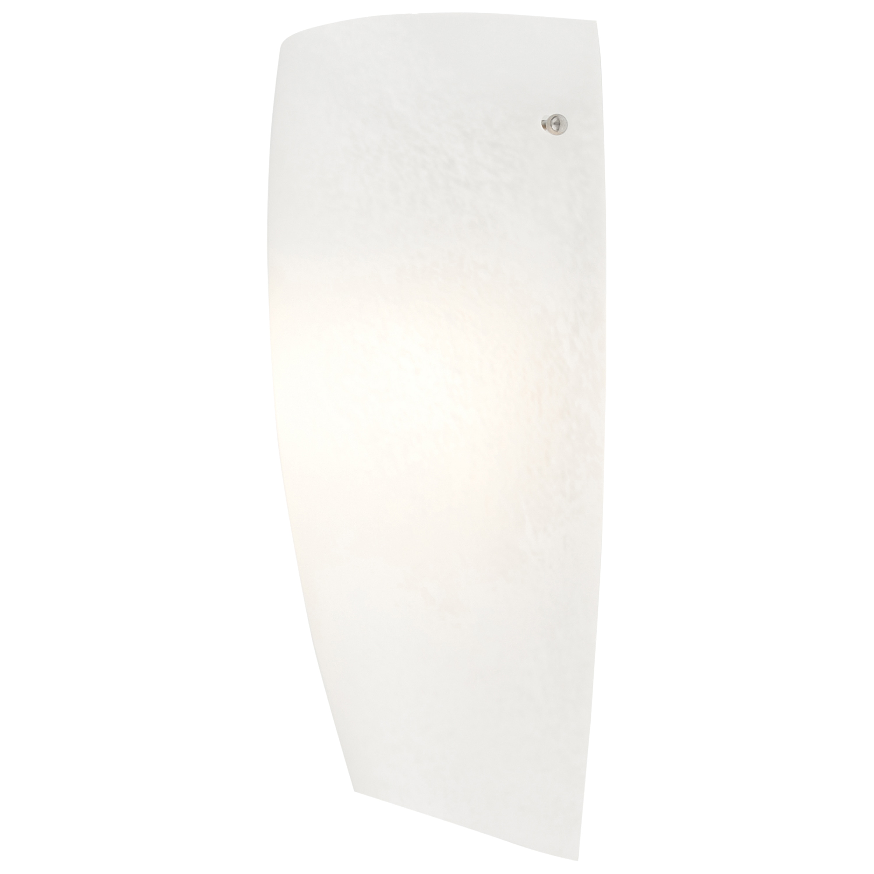 Elegant Minimalist White LED Wall Sconce in Brushed Steel