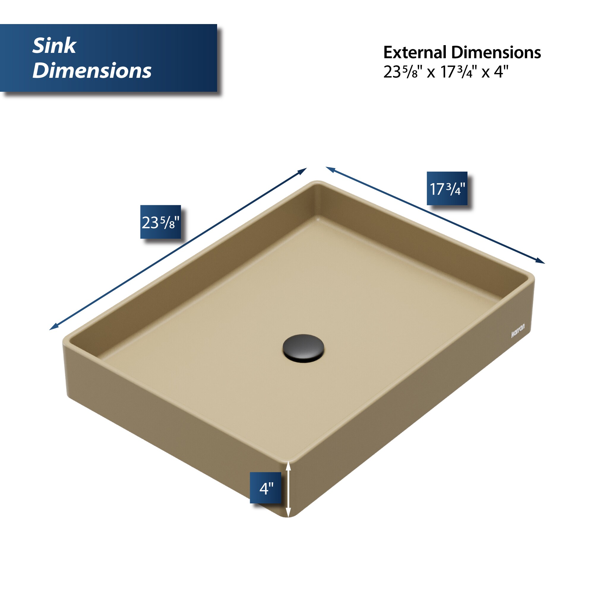 Karran SQS500PG Bath-Sink - View #3