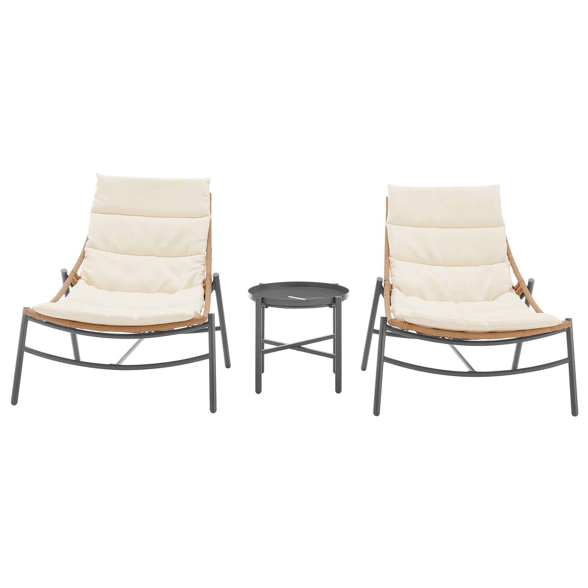 Manhattan Comfort OD-CV021-CR Patio-Conversation-Sets - View #2