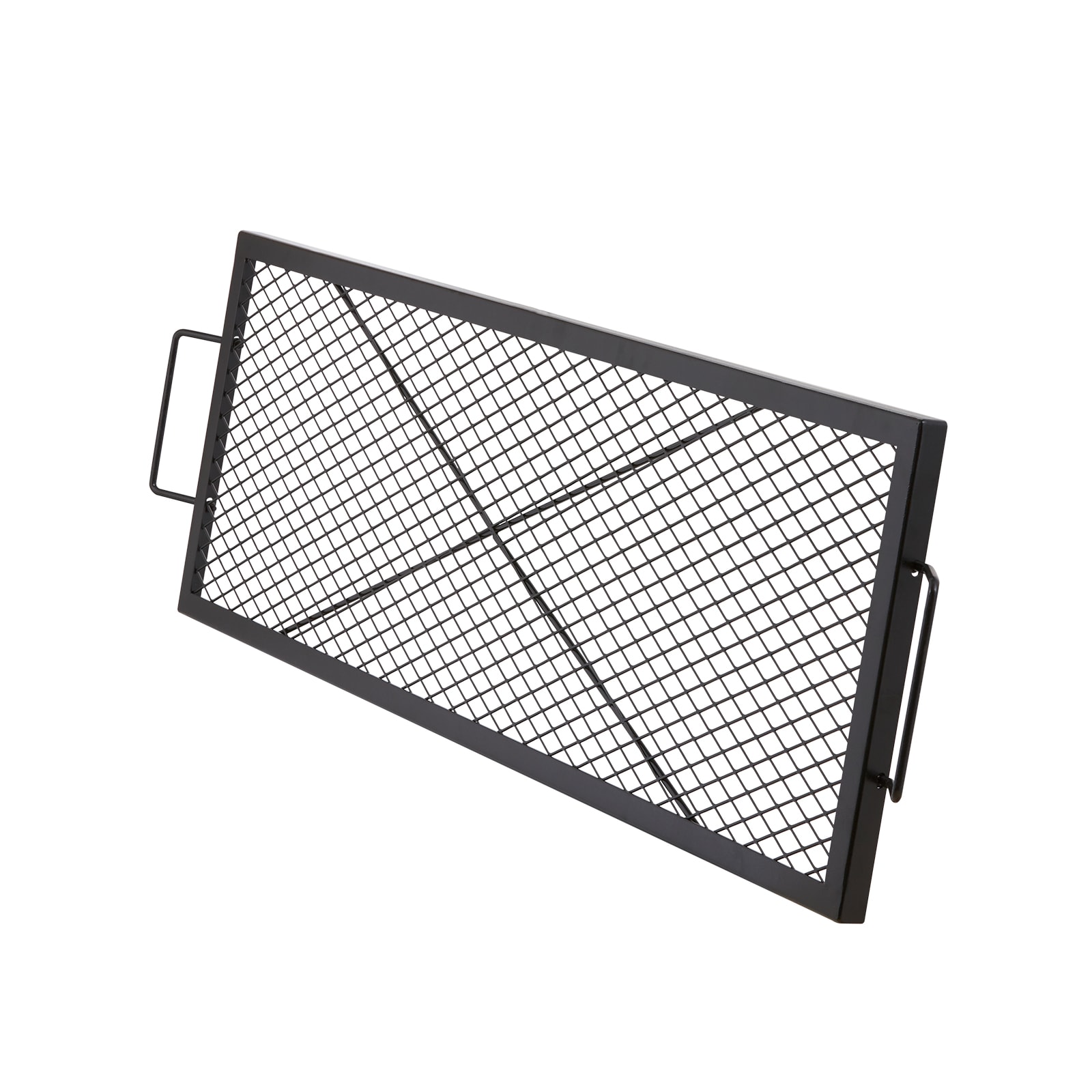 SVOPES 44 Inch X-Marks Fire Pit Grill Grate 44-in x 15-in Rectangle Steel Grilling grate #SVOPESFXSKKWC02517V0