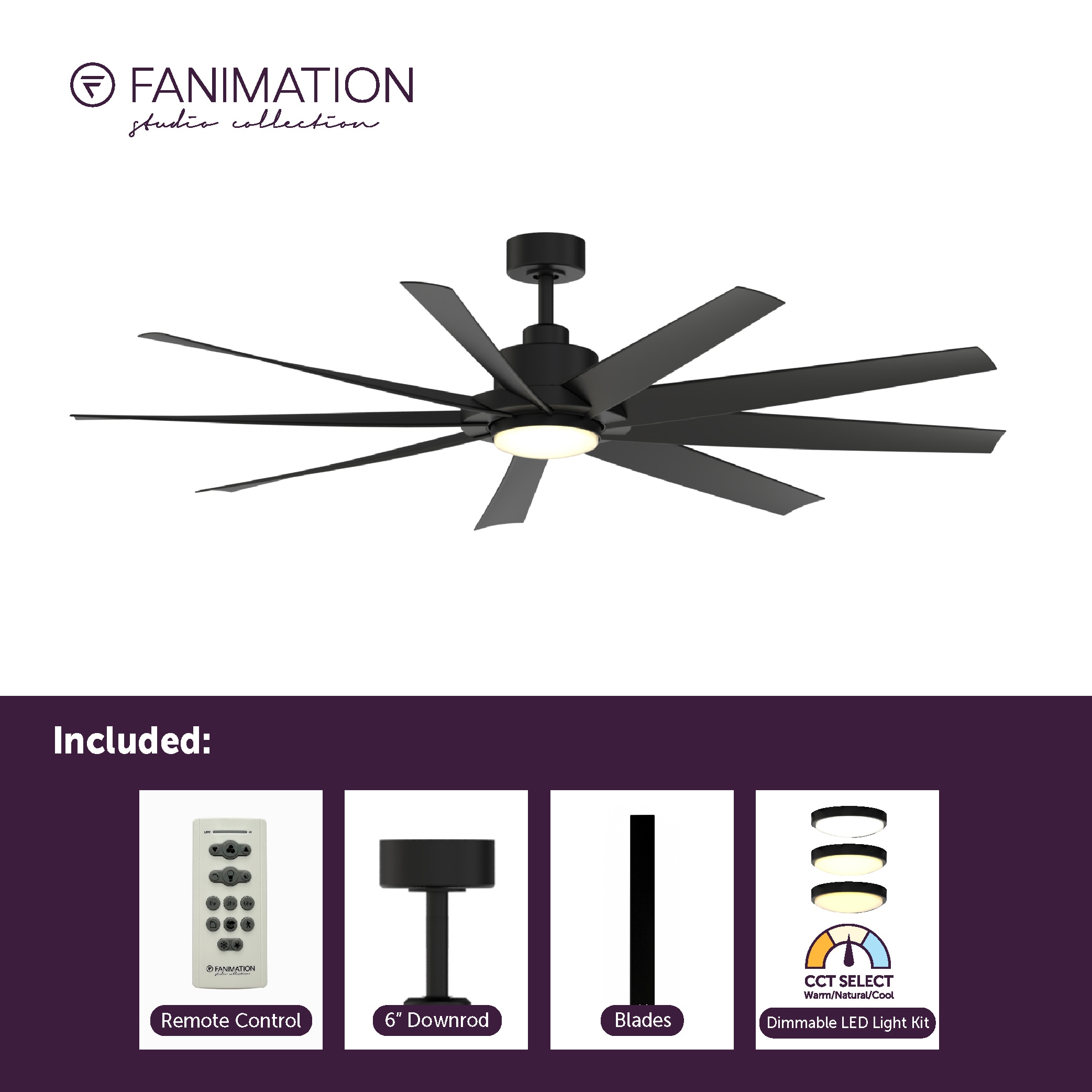 Fanimation Studio Collection LP6864LBL Ceiling-Fans - View #8
