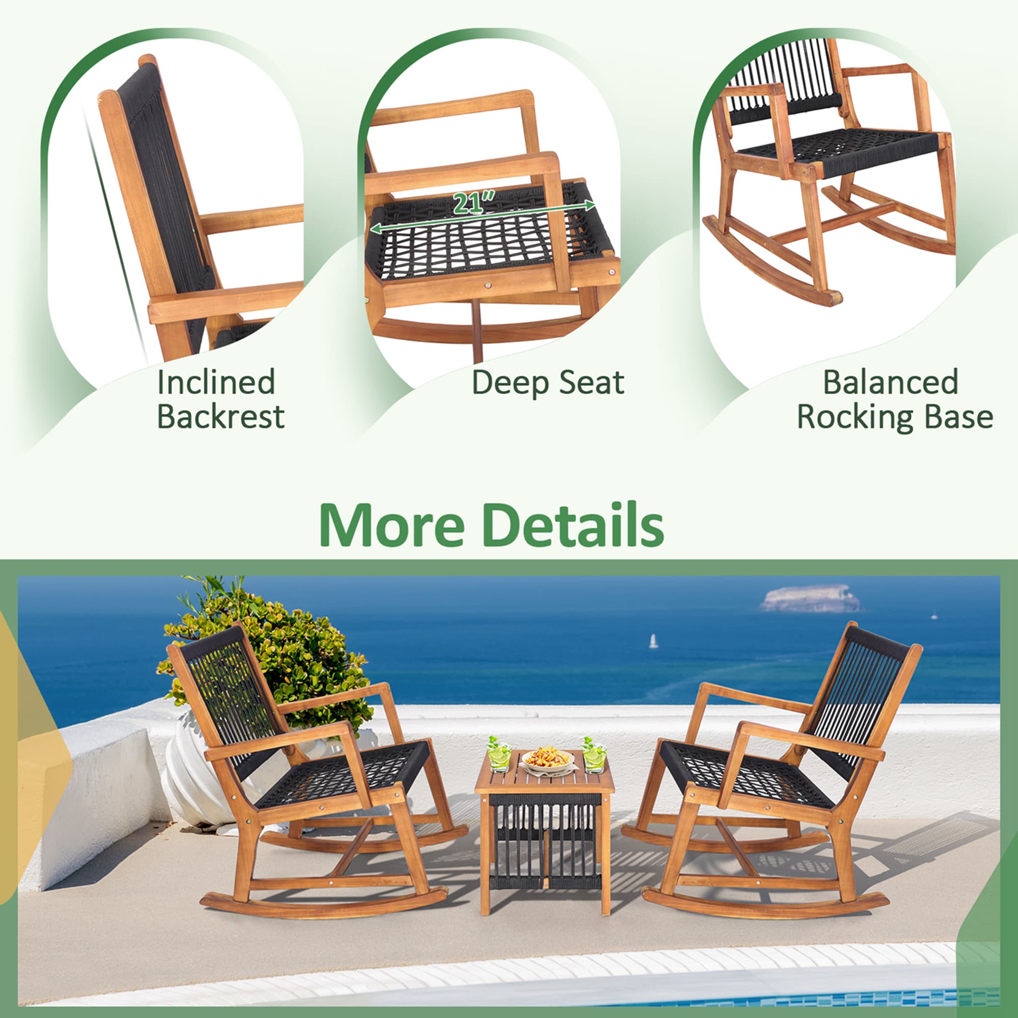 Costway HW70893 Patio-Conversation-Sets - View #6