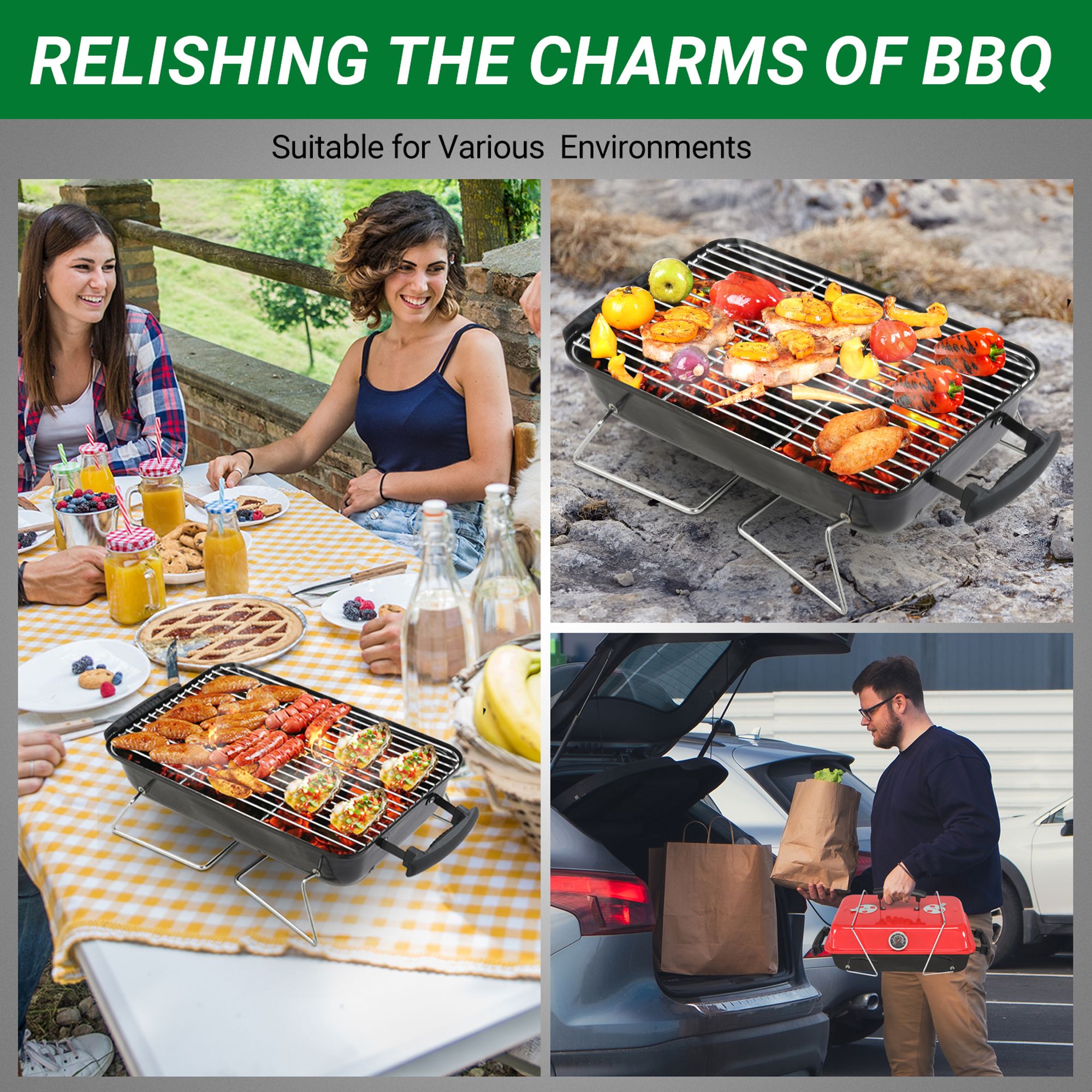Winado 1-G57000752 Charcoal-Grills - View #6