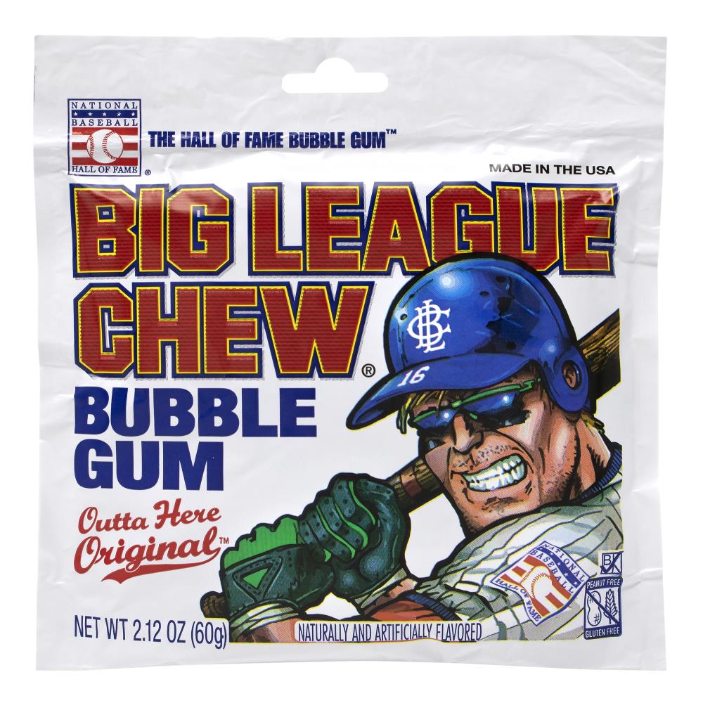 Big League Chew Outta' Here Original 3 Pack ( 2.12 oz each ) - CandyKorner