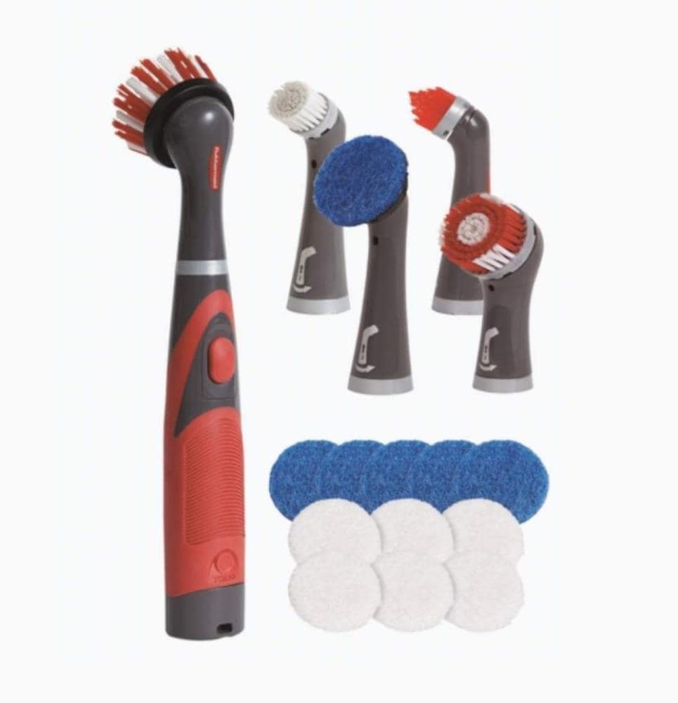 Rubbermaid Poly Fiber Soft Tile and Grout Brush in the Power Scrubbers  department at