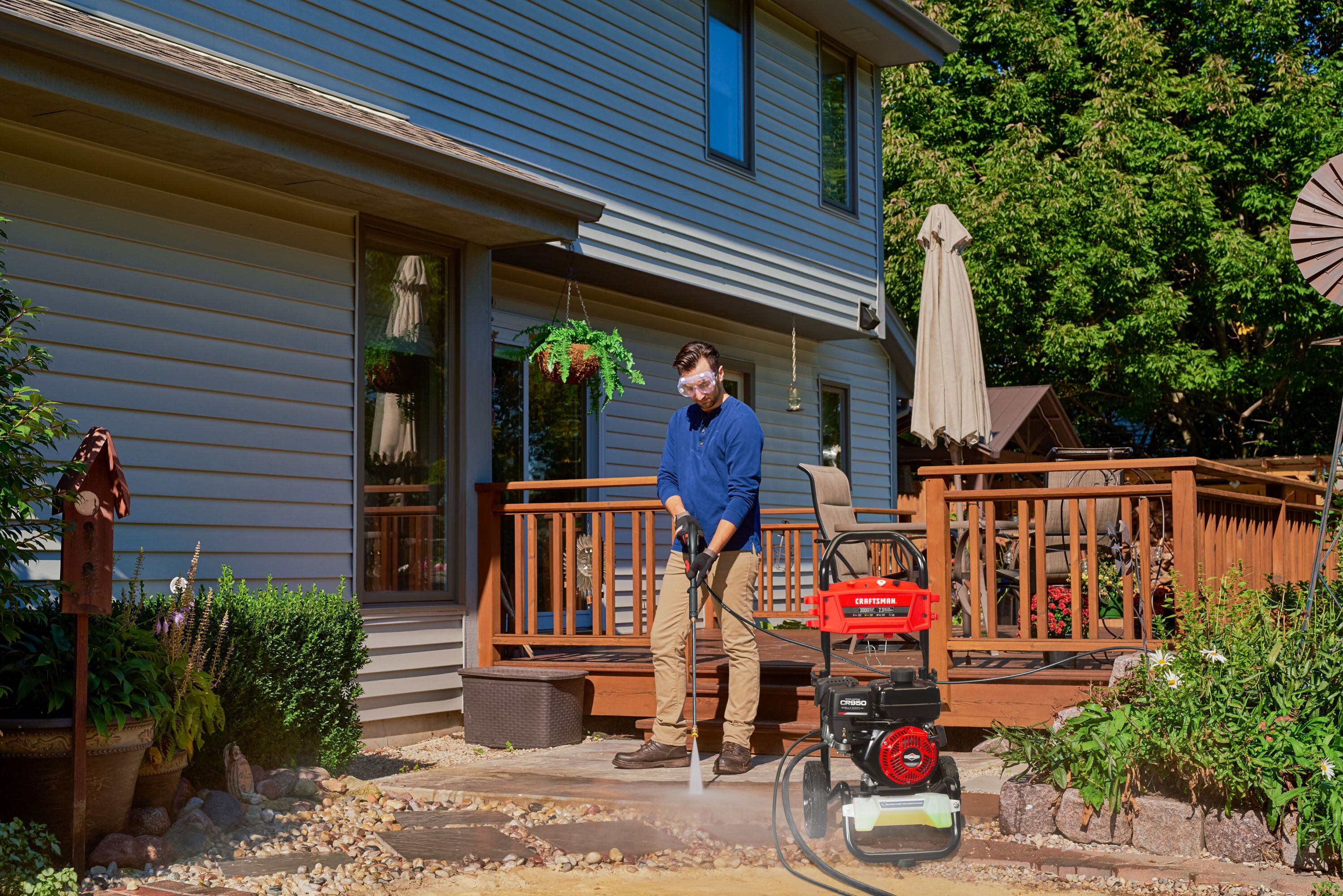 Craftsman 3000 Psi 23 Gallon Cold Water Gas Pressure Washer Briggs And Stratton Engine At 7690