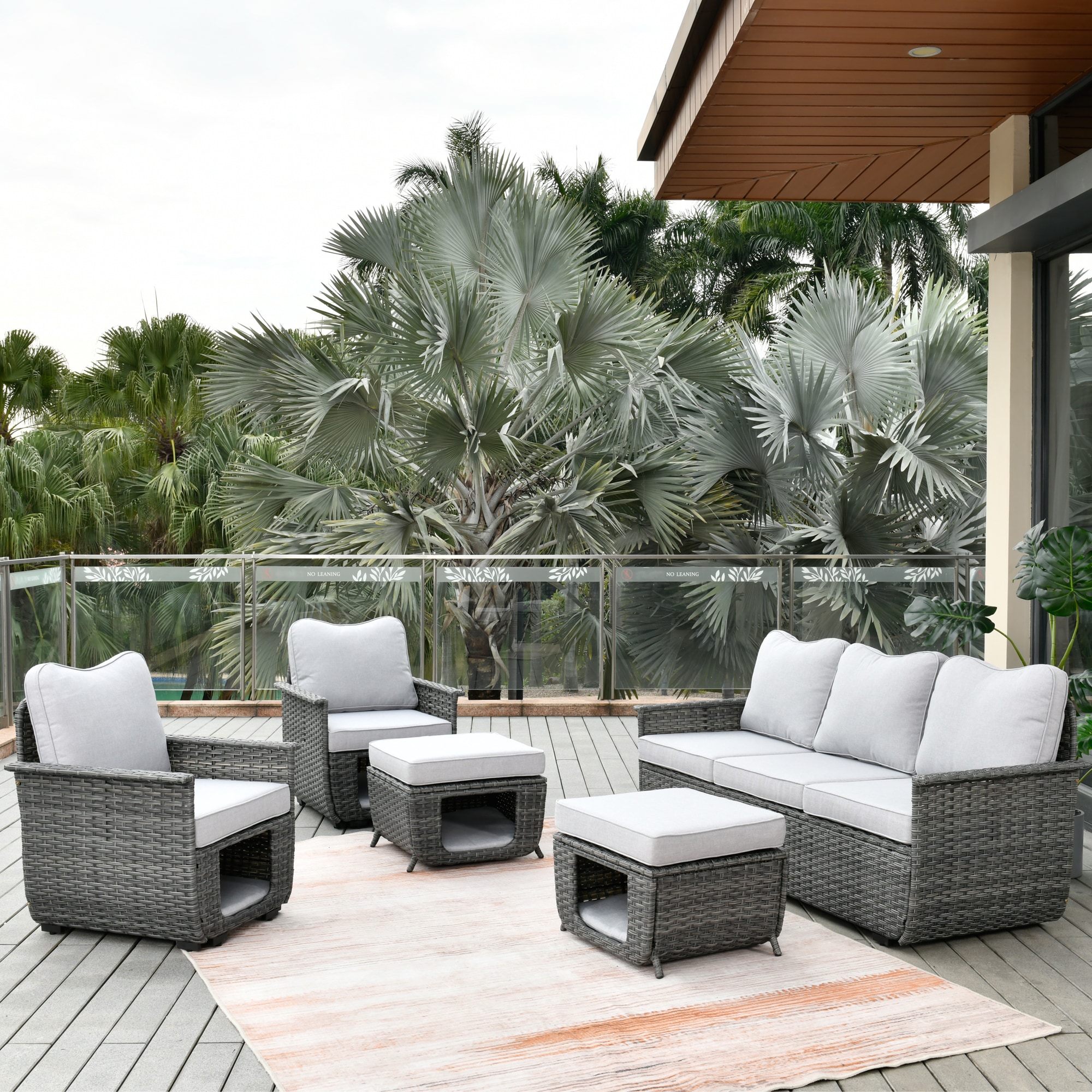Pouuin SPET4005 Patio-Conversation-Sets - View #9