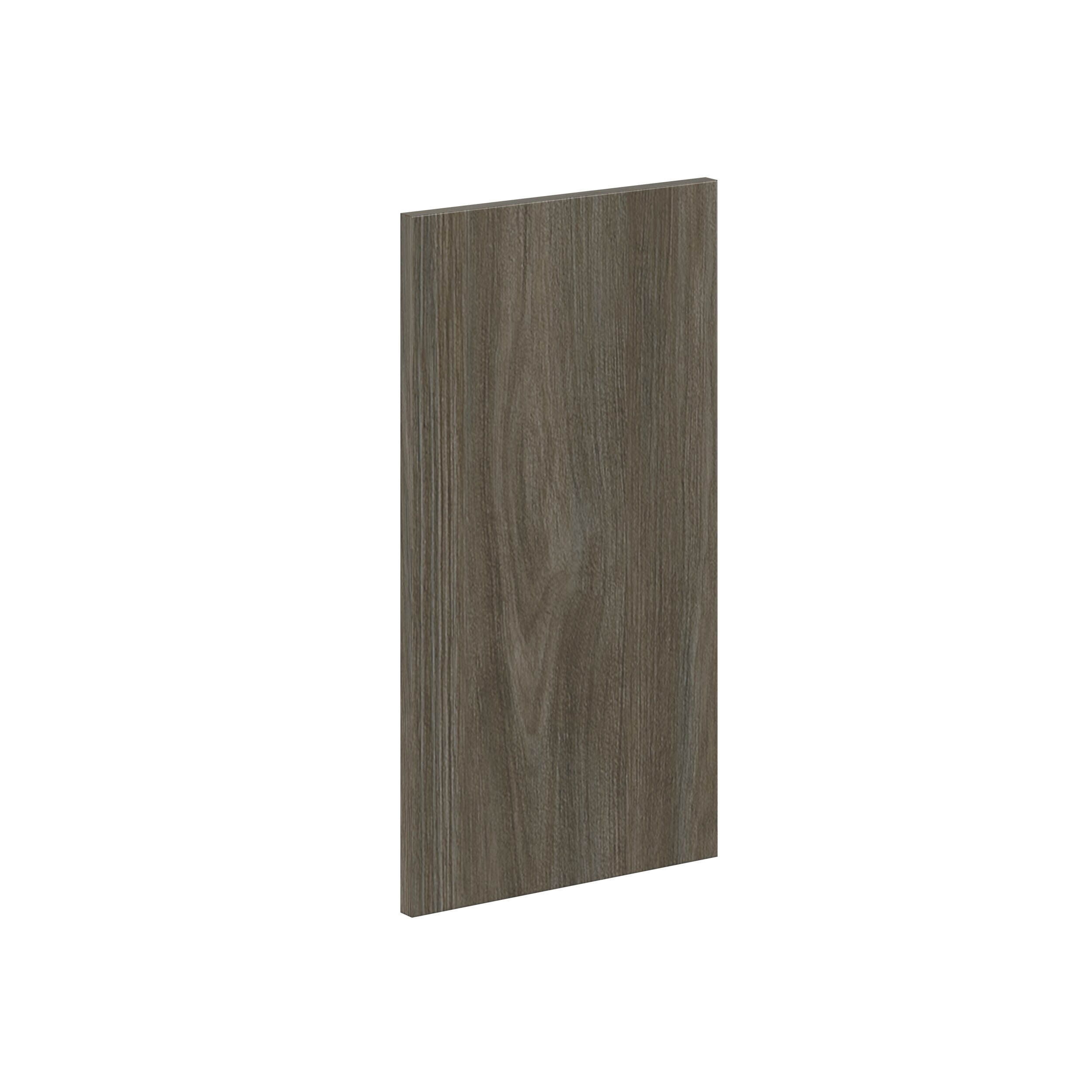 Hugo&Borg DSDR13.525-SA Savane 13.5-in W x 25-in H Burnt Walnut Laminate Slab Wall cabinet door (Fits 15-in wall box )