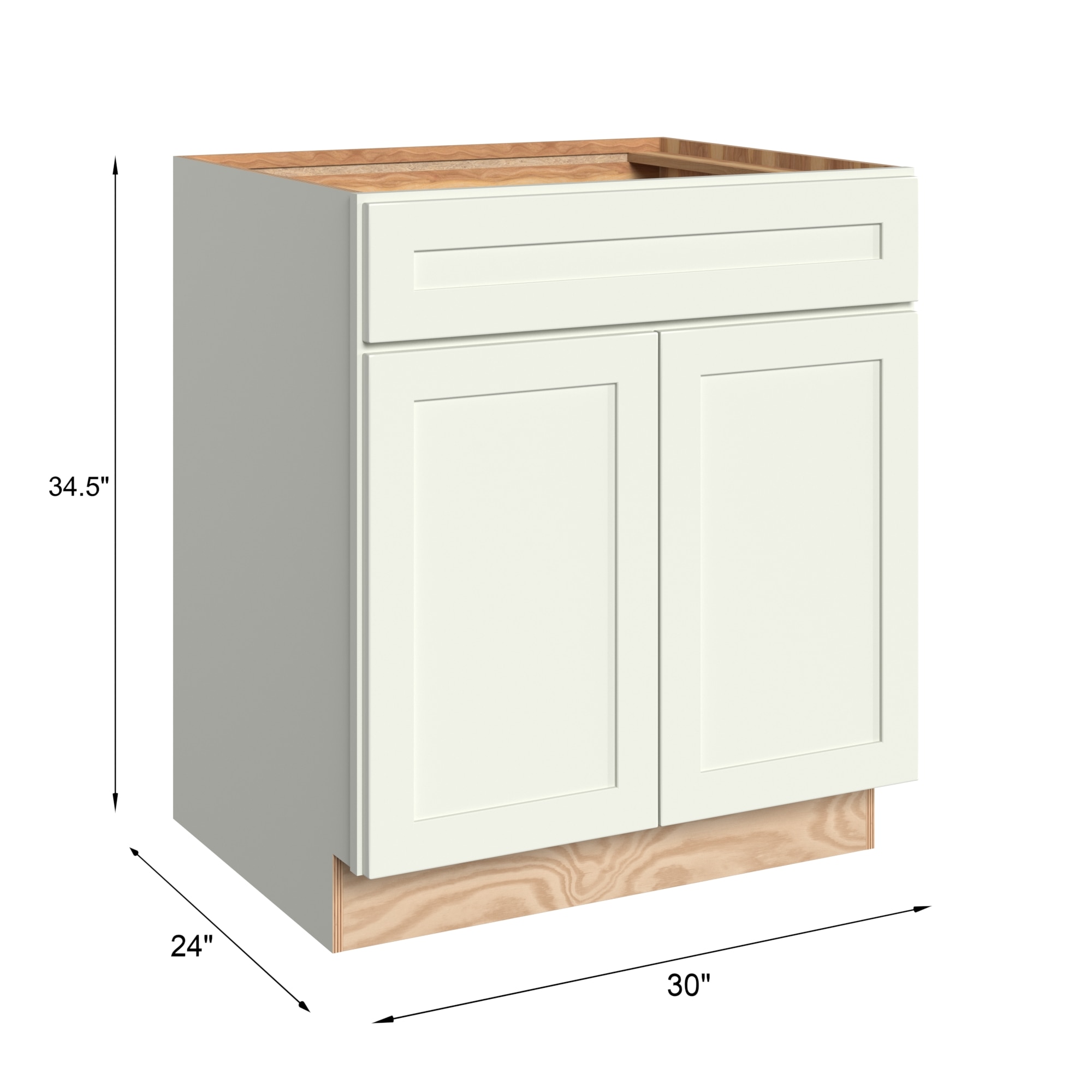 KraftMaid Momentum SB30.WG71 Cabinets-Kitchen - View #2