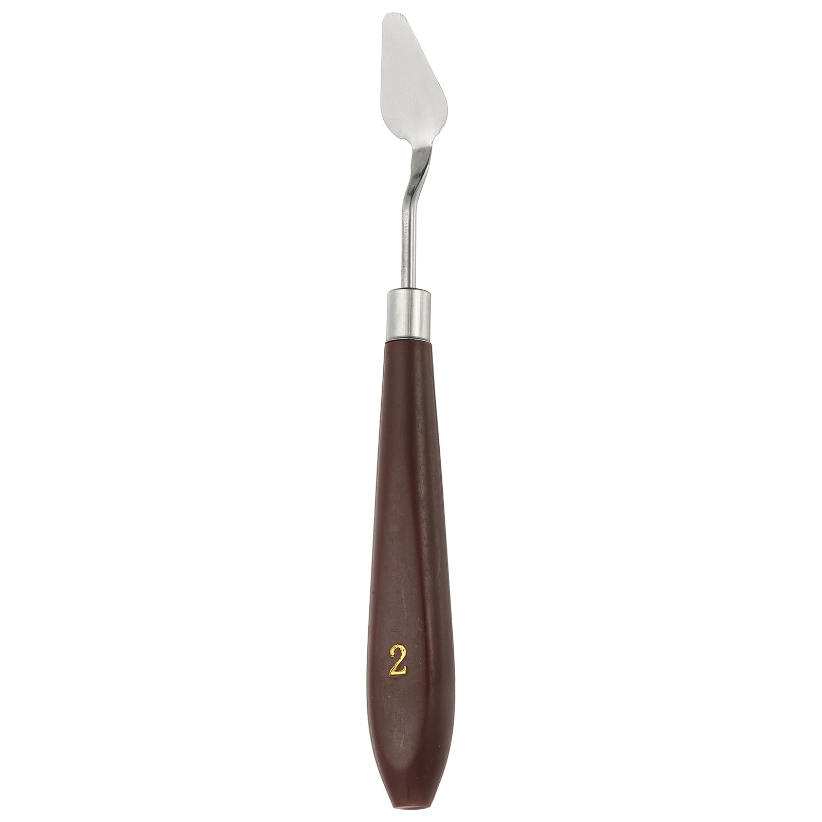 Harfington Palette Knife Painting Tool 1.1inch x 0.59inch Stainless Steel Art Spatula Pallet Knives Scrapers Tools with Plastic Handle for Acrylic Oil Canvas Mixing Spreading Red/Silver #S26031800UX6122