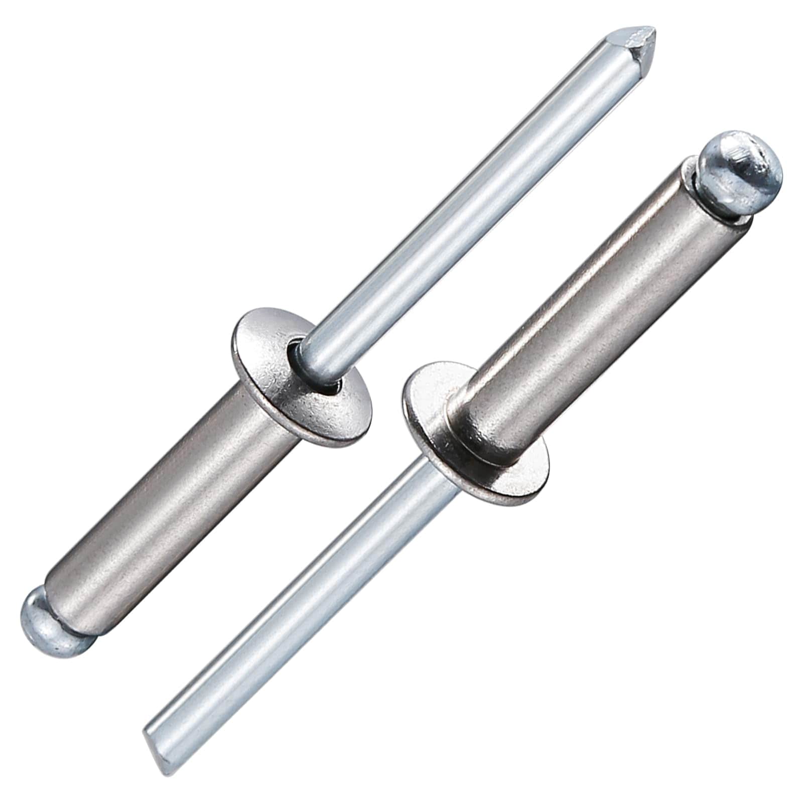 Linder Group Inc Stainless steel blind pop rivets 3 16 inch diameter 3 4 inch grip range indoor outdoor corrosion resistant strong mandrel 200 pcs #L3UO3QMH