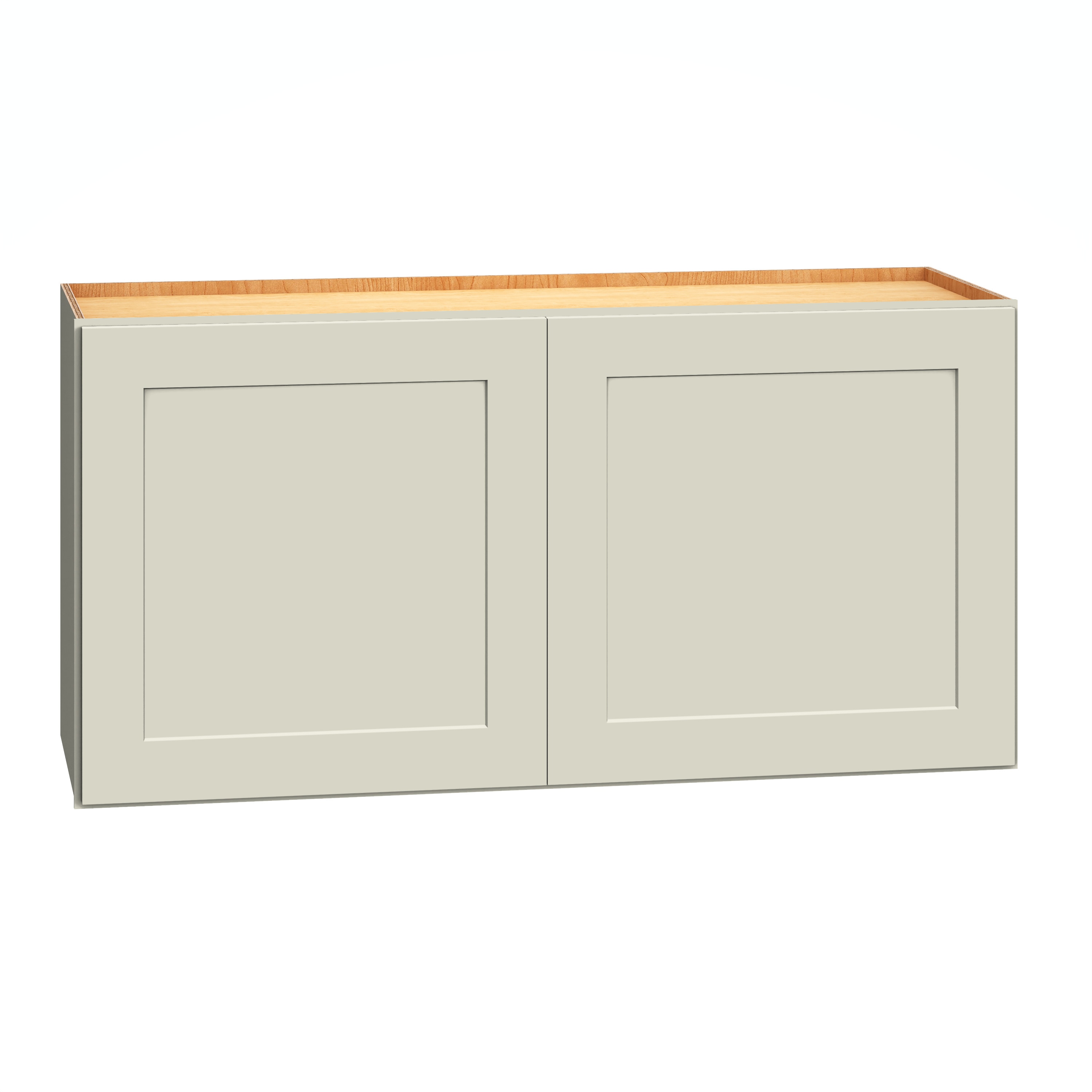 Diamond Express 61D-W3618 Jamestown 36-in W x 18-in H x 12-in D Icy Avalanche Wall Fully assembled Plywood Cabinet (Recessed Panel Shaker)