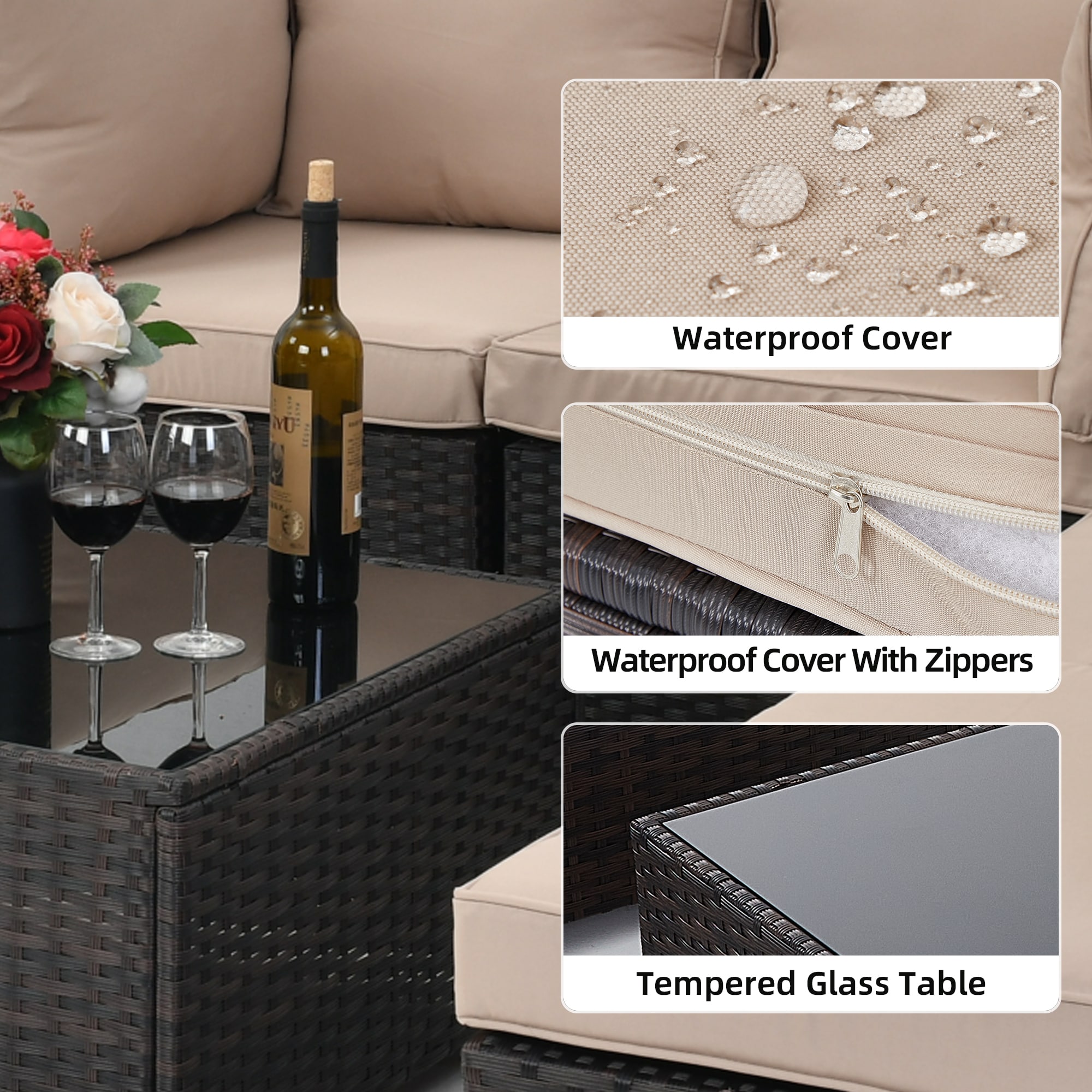 Patio Watcher SF123-B42DK Patio-Conversation-Sets - View #5