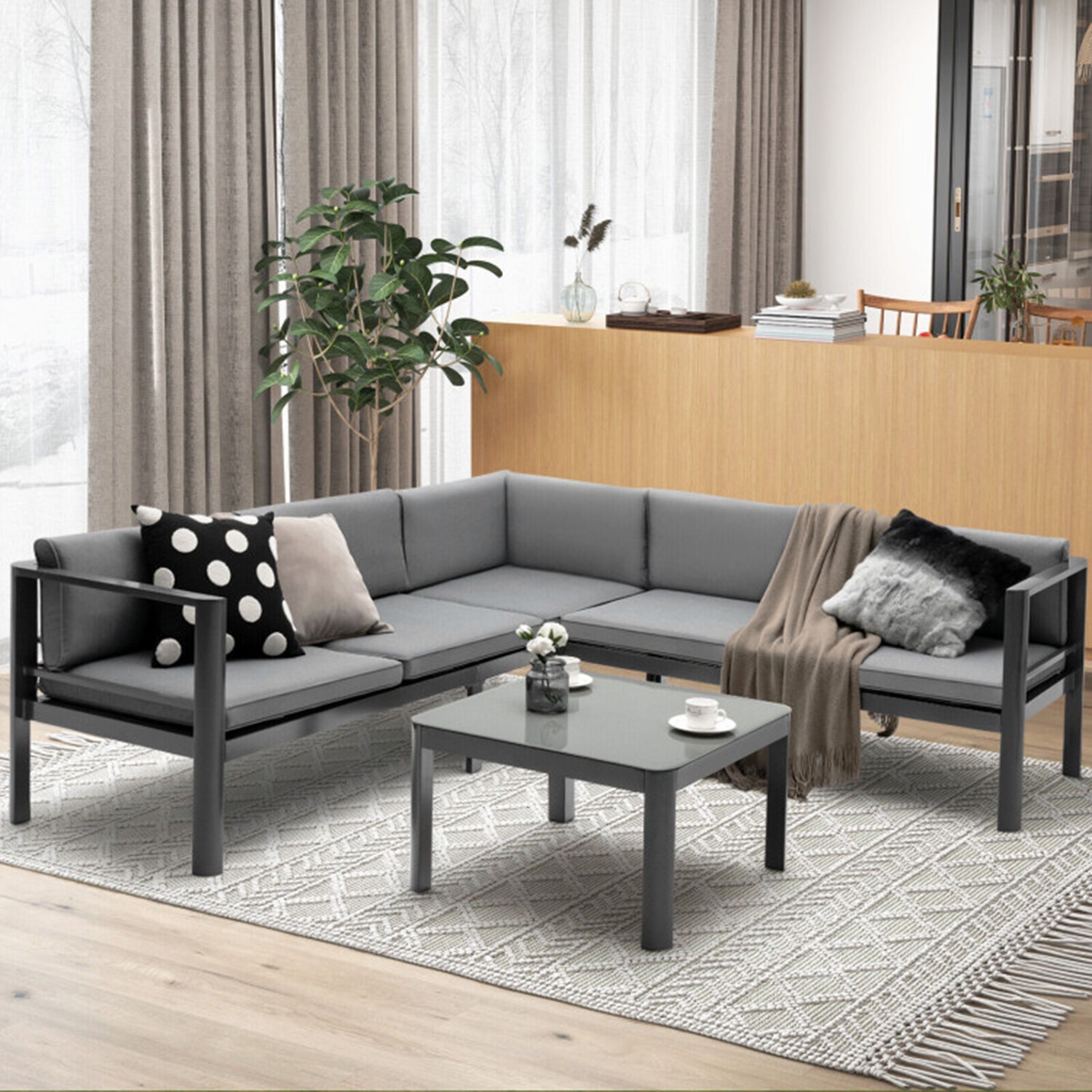 Mondawe MO-NP10603GR Patio-Conversation-Sets - View #8