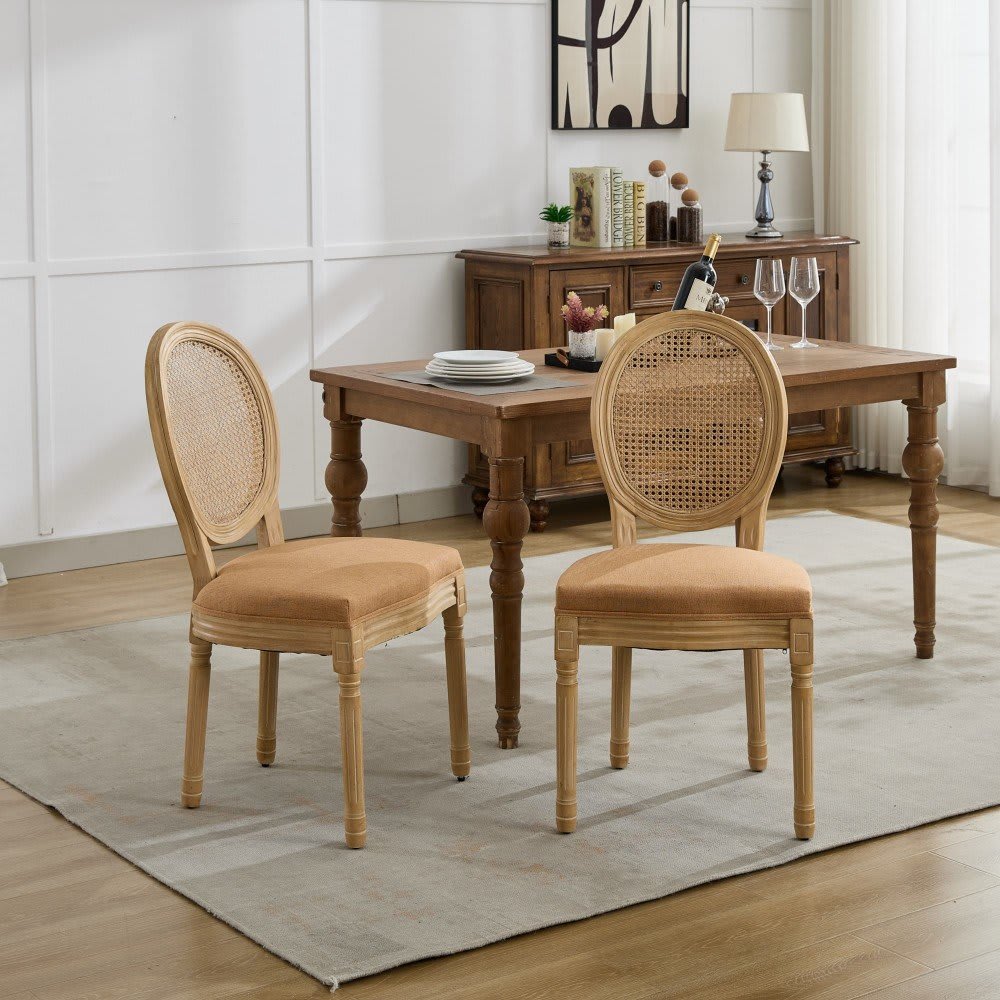 Coolbibila HUNTER-DINING-TAN Dining-Chairs - View #2