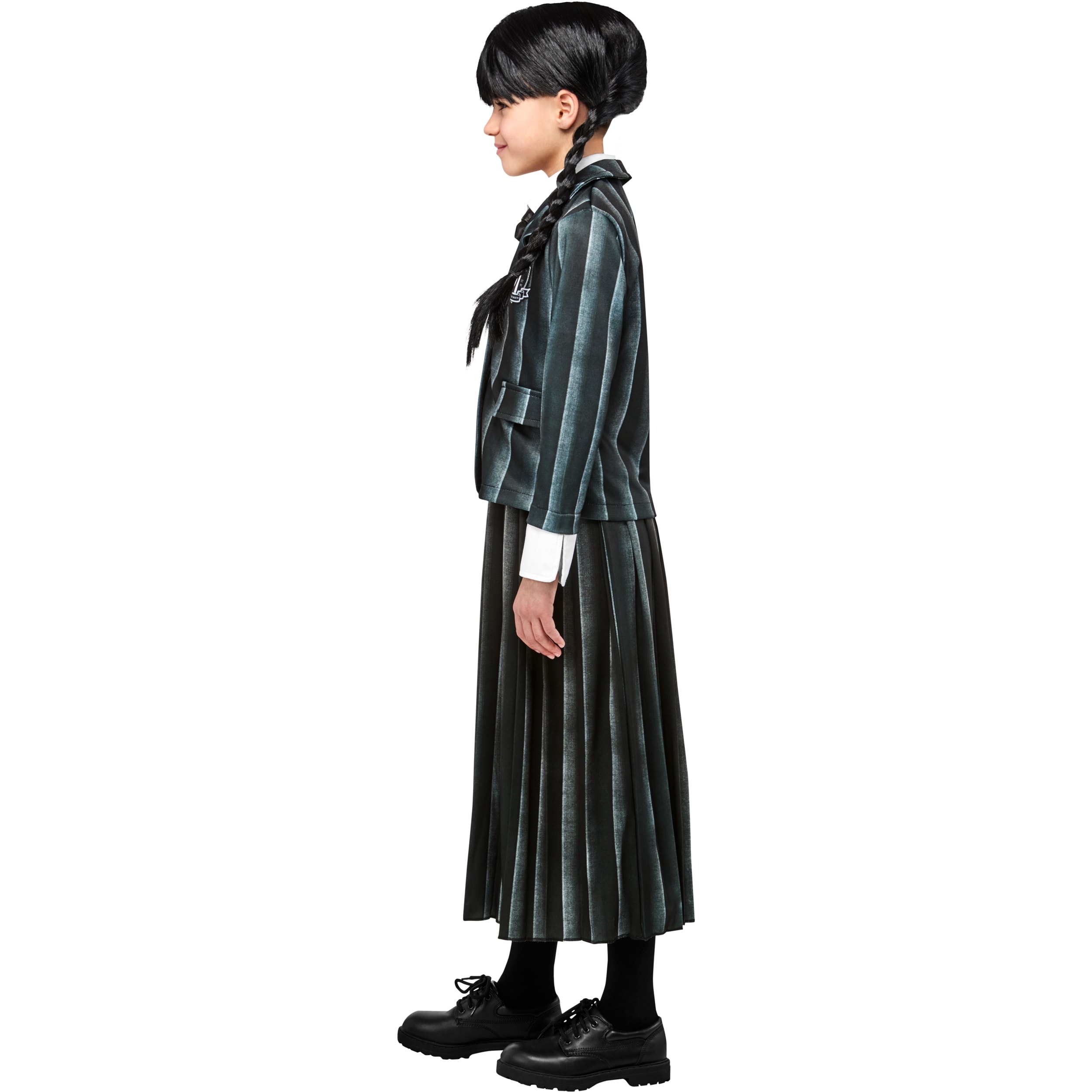 Addams Family Girl's Wednesday Nevermore Academy Uniform Costume