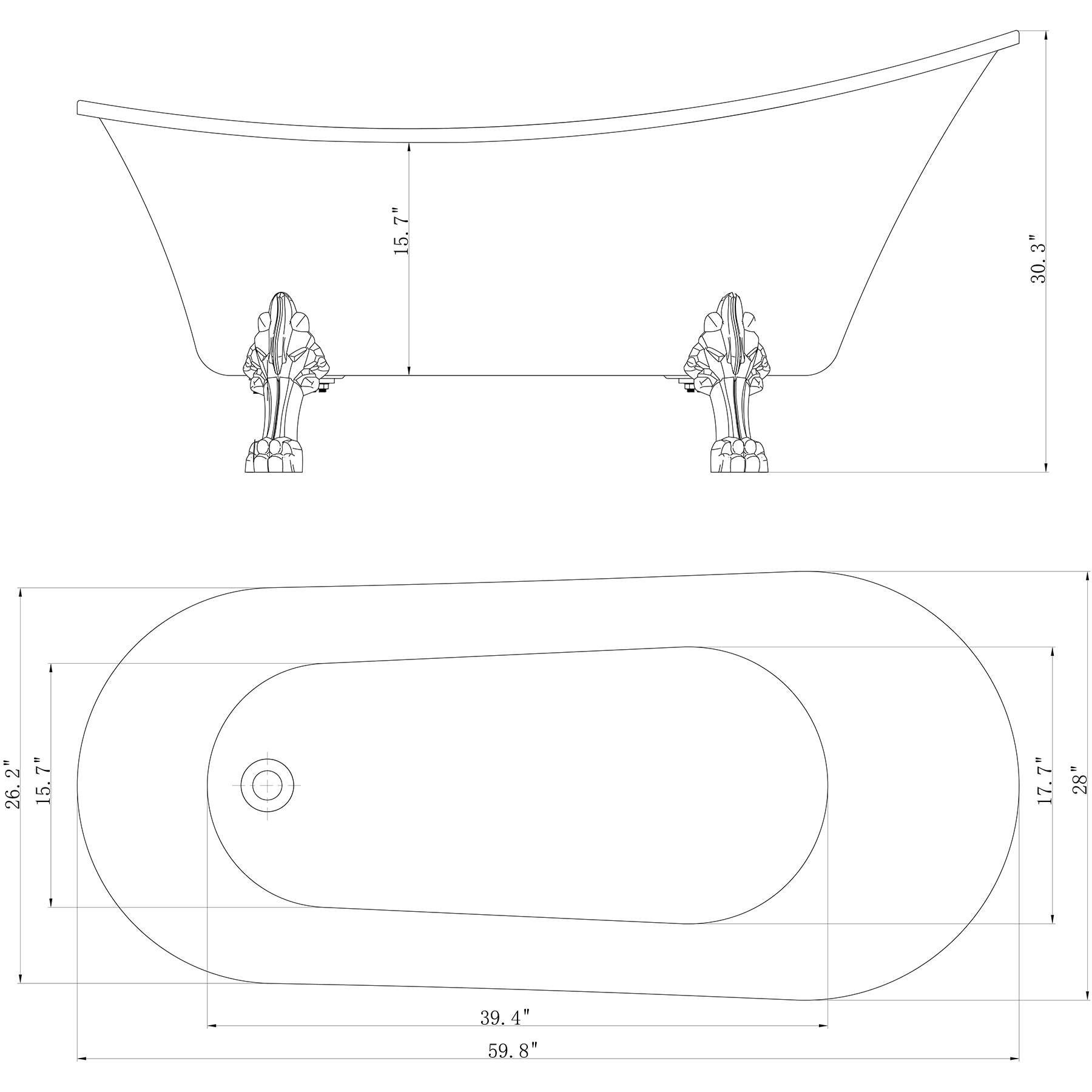AKDY BT0311 bathtubs - View #8