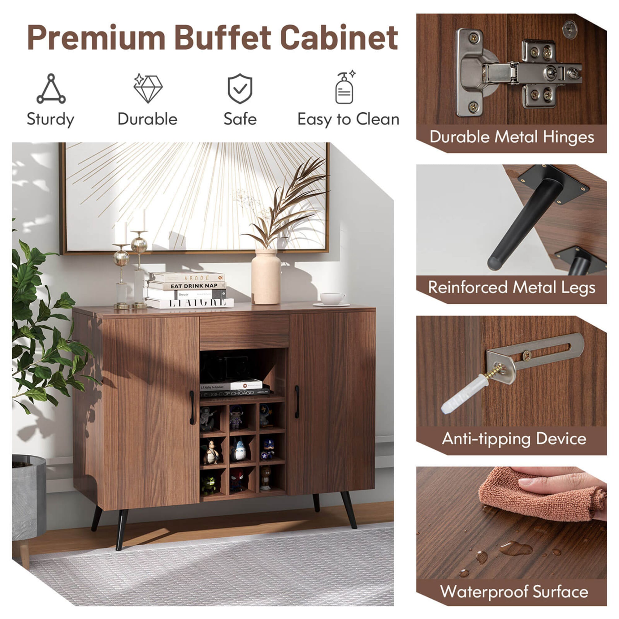 Goplus LWS00463 Utility-Storage-Cabinets - View #6
