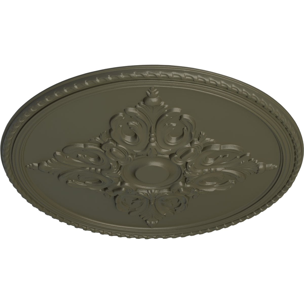 Ekena Millwork CM54MIWHF Ceiling-Medallions - View #2
