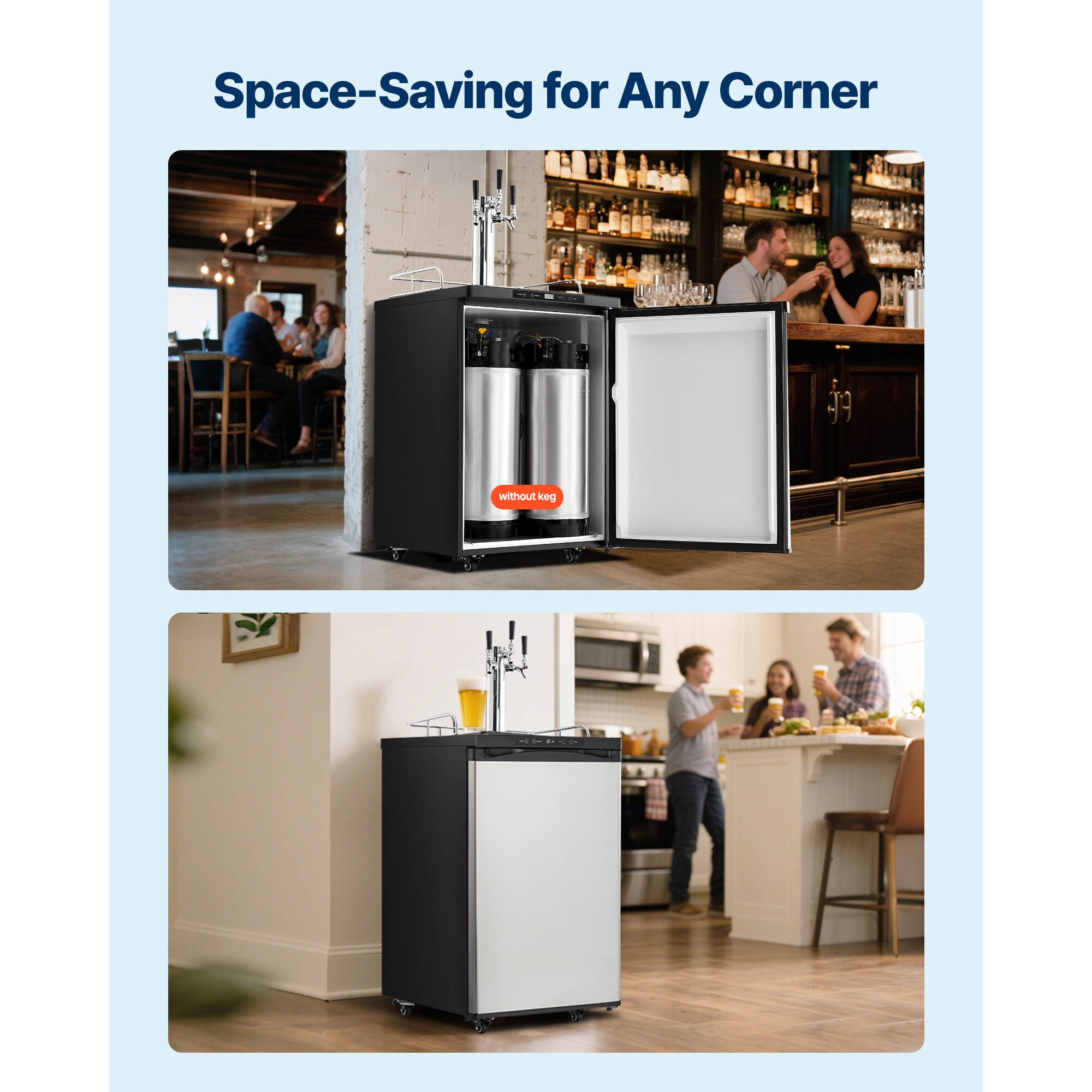 VEVOR SCSJJSLSPJFP08708V1 kegerators - View #6