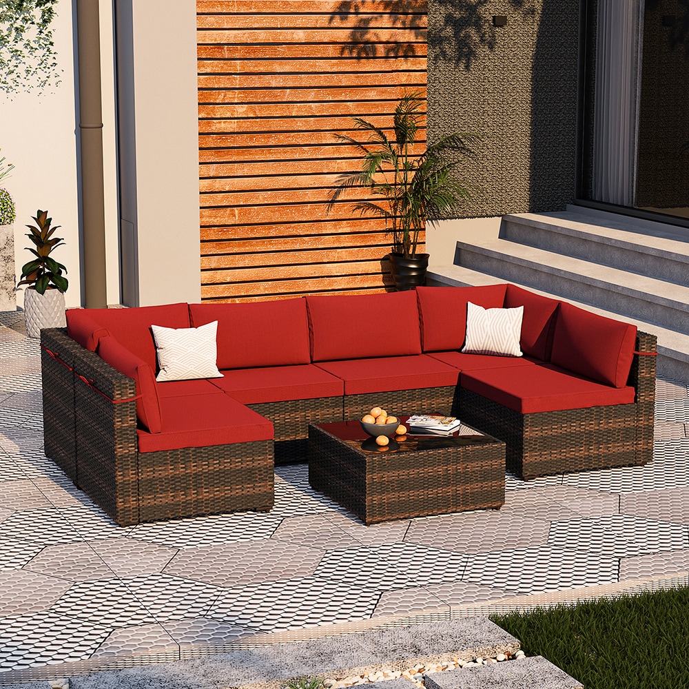 UPHA TBSF-ABC-RED Patio-Conversation-Sets - View #6