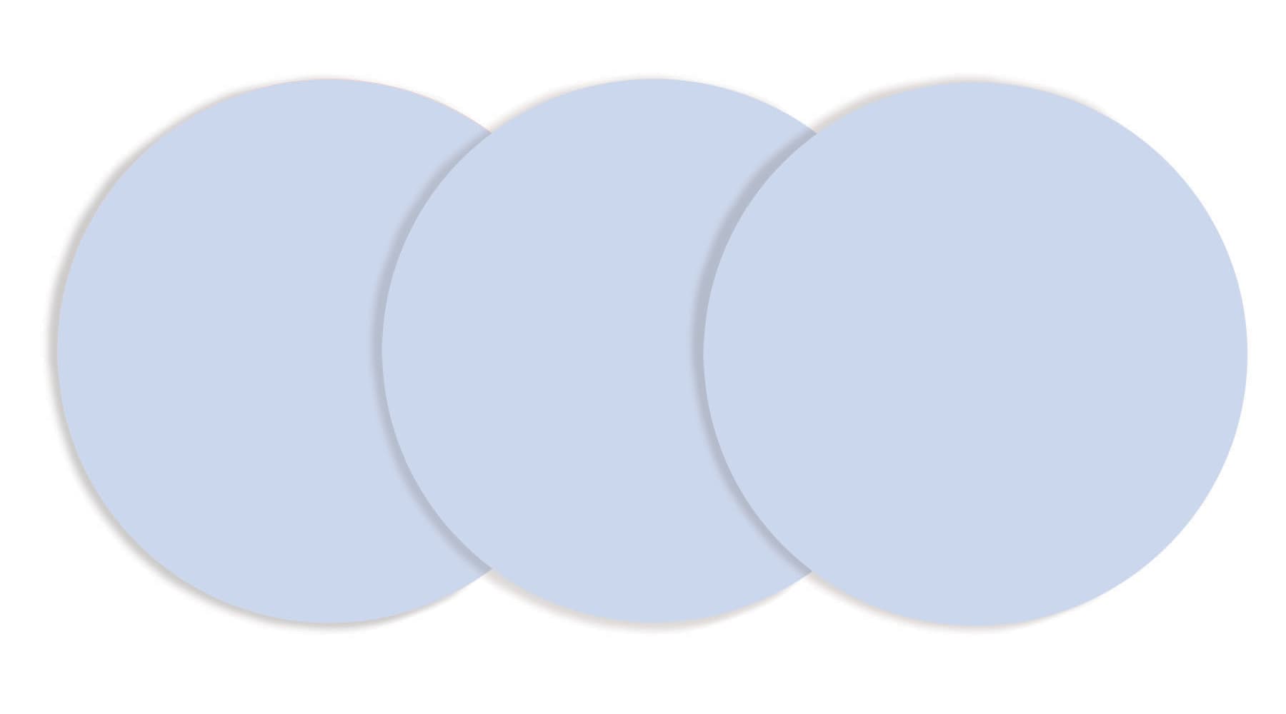 WallPops TWPE3271 26-in W x 26-in H Self-adhesive Blue Geometric Wall Decal