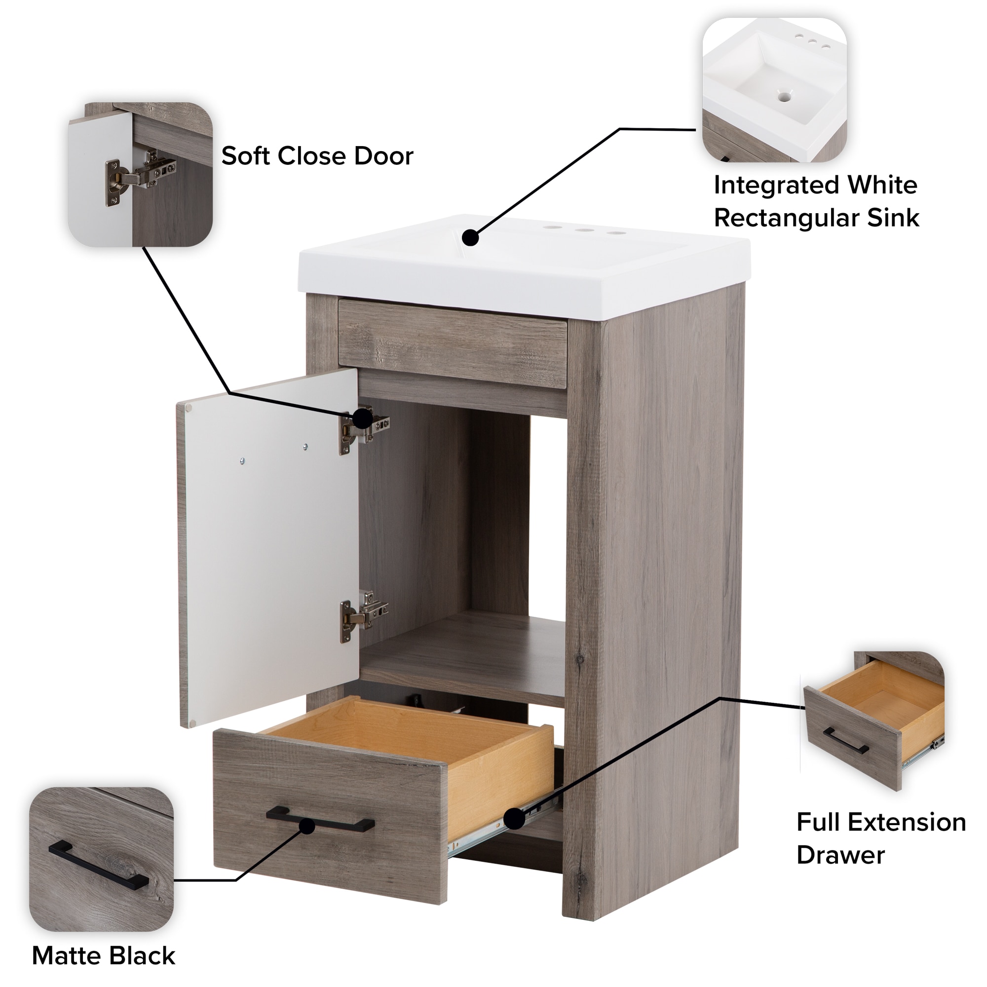 Diamond NOW C18W30123 Bath-Vanity-Combo - View #4
