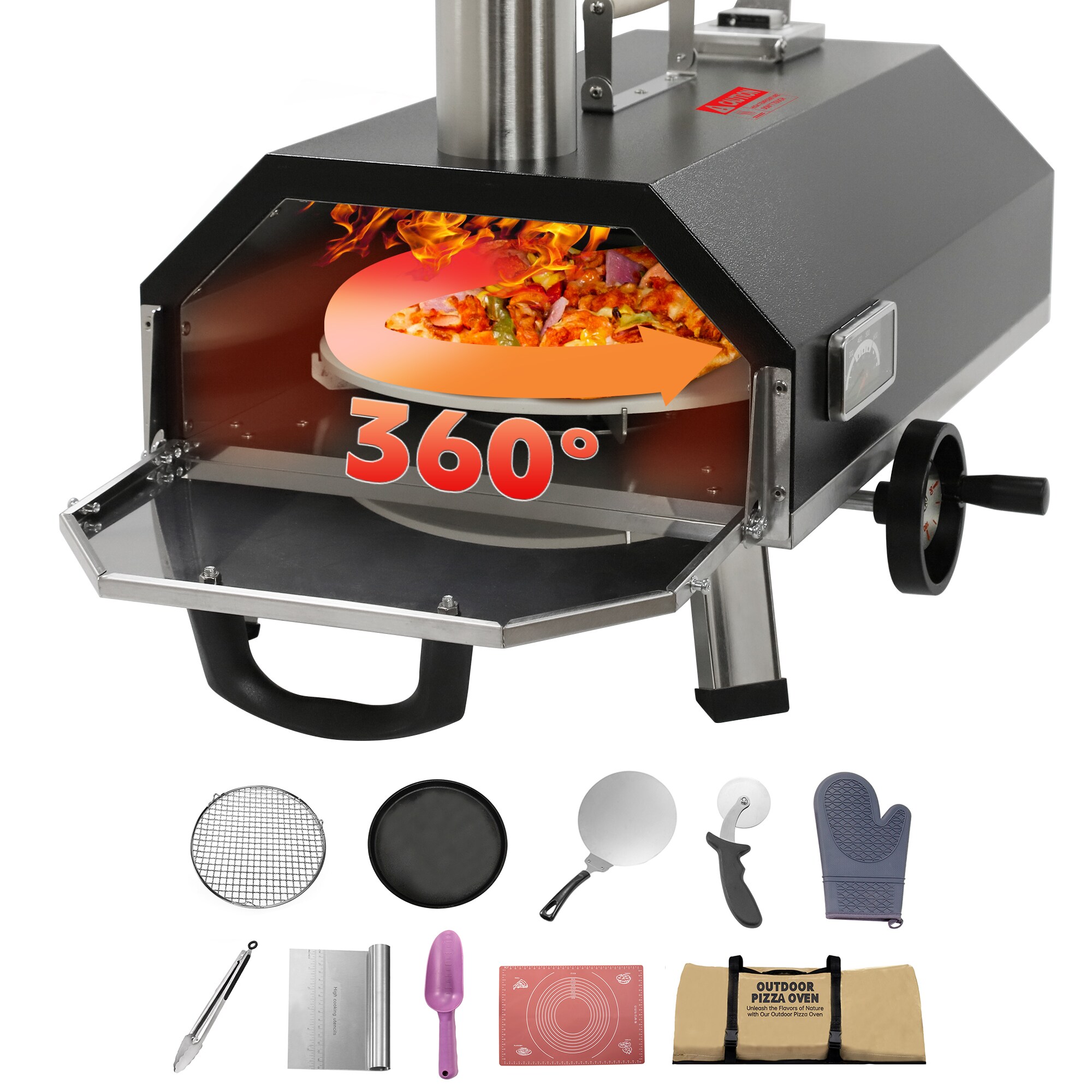 Xspracer ML-PO328 Outdoor-Pizza-Ovens - View #9