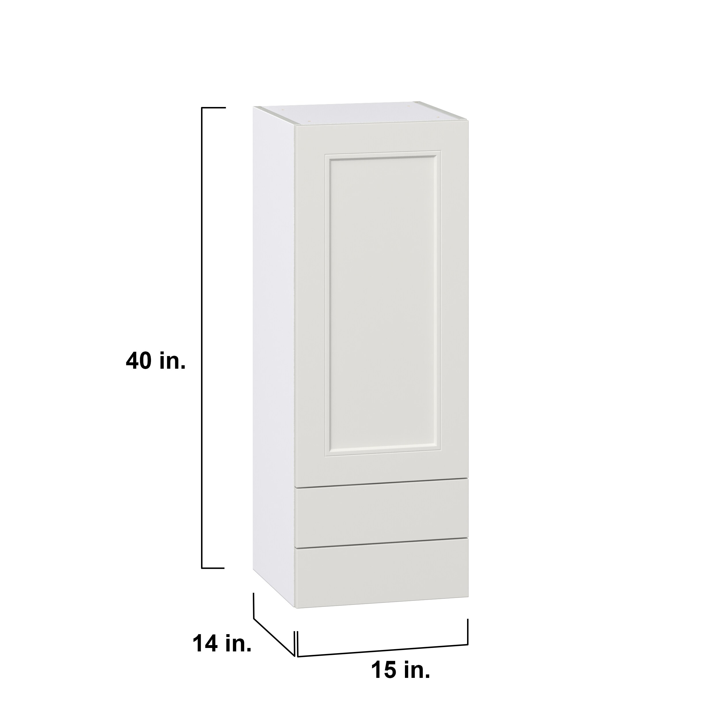 Hugo&Borg DSW1540B(L/R)-BE Cabinets-Kitchen - View #4