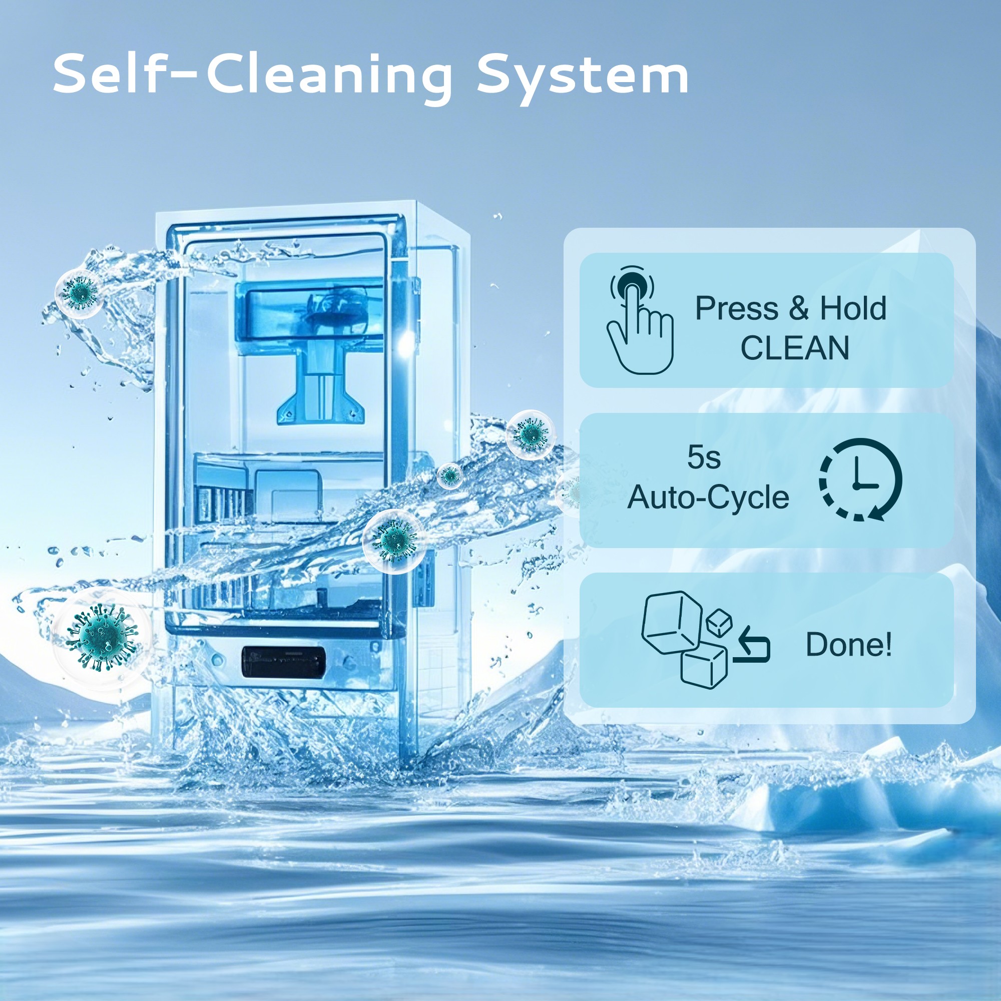 SIMZLIFE CIM007-66SI-S-LS-SC Ice-Makers - View #4