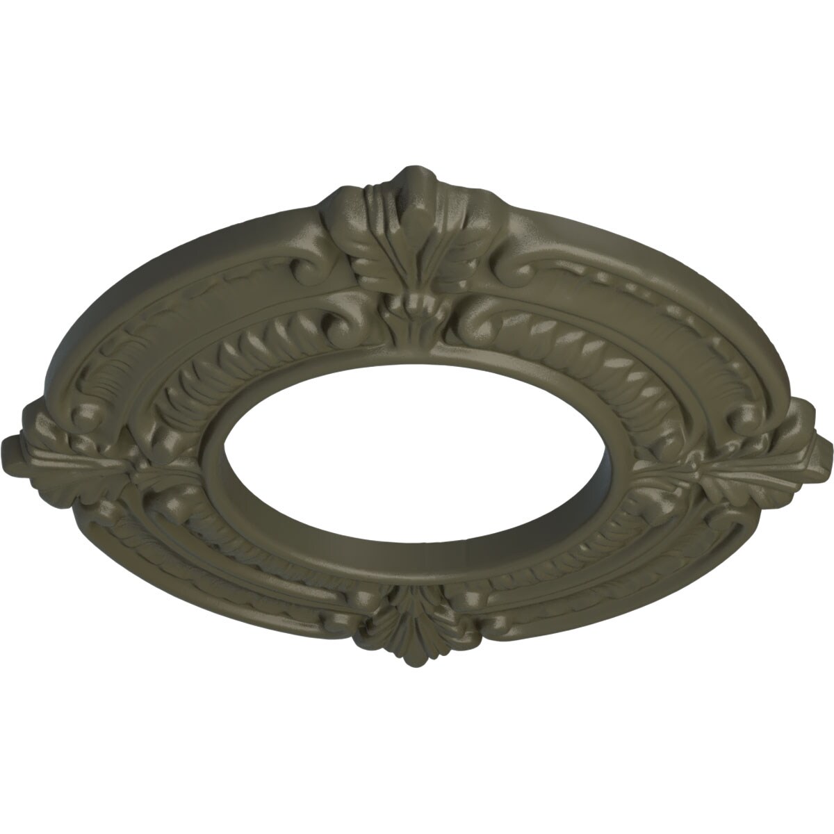 Ekena Millwork CM09BNWHF Ceiling-Medallions - View #2