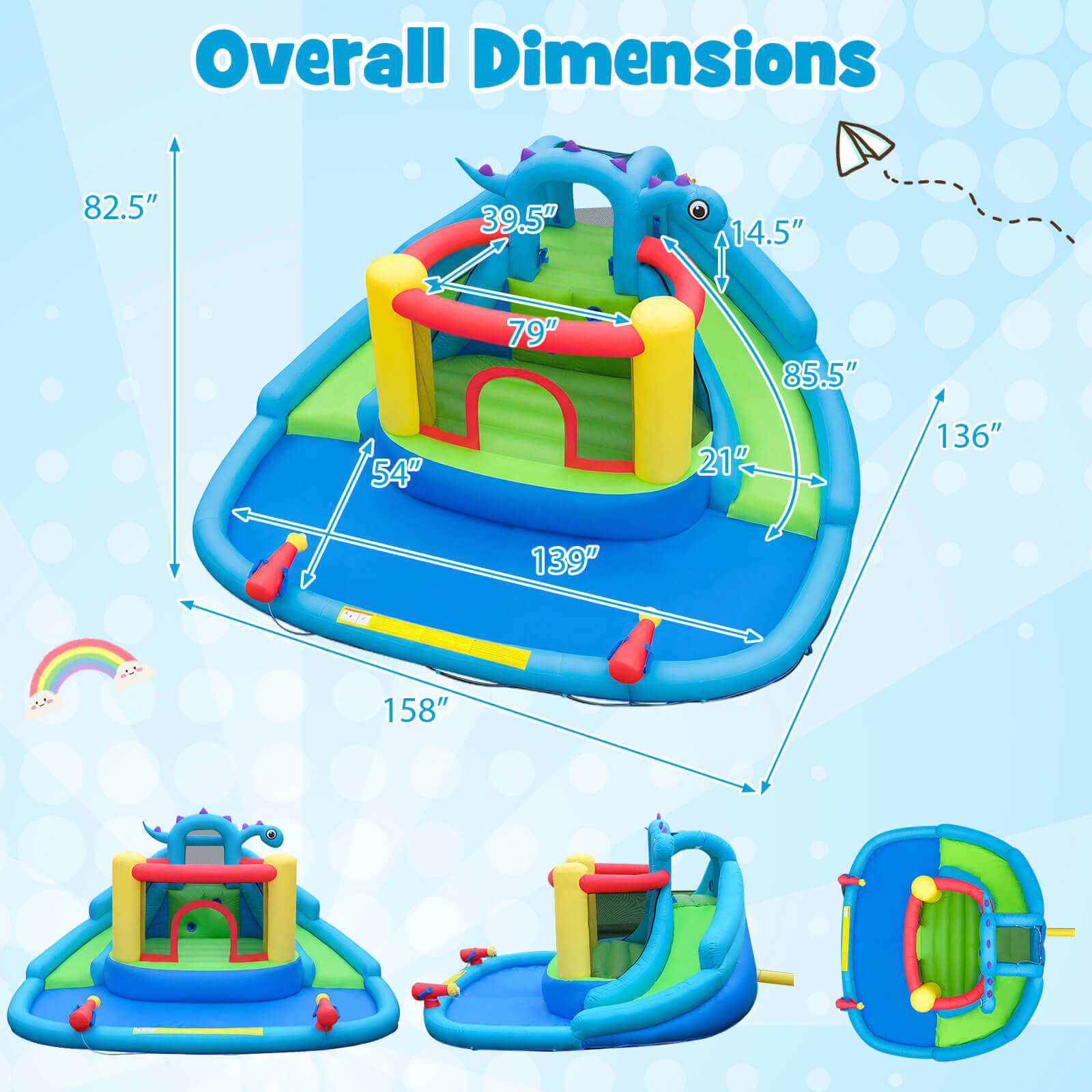 Costway CSHY006970 Bounce-Houses - View #3
