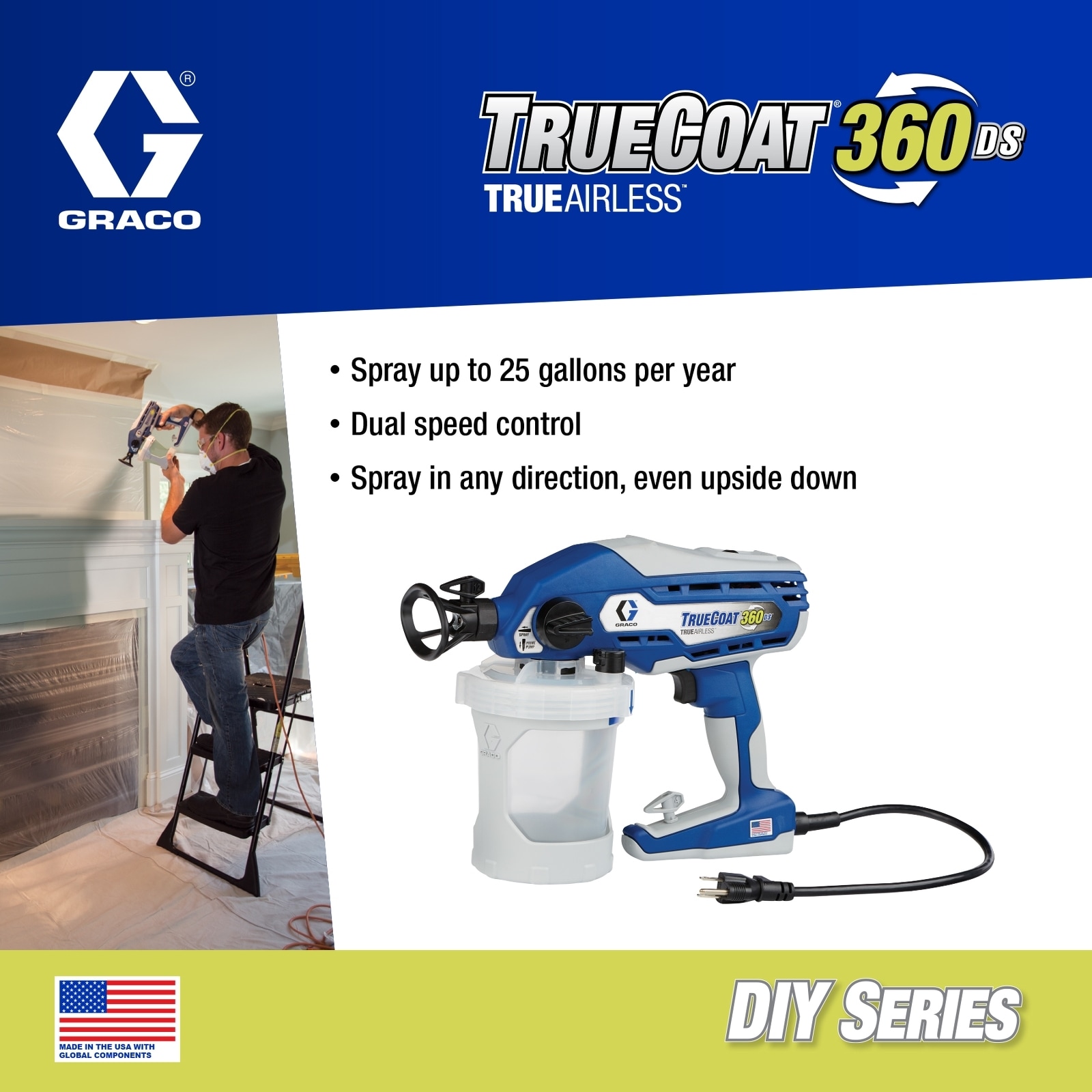 TrueCoat 360 Dual Speed TrueAirless Paint Sprayer