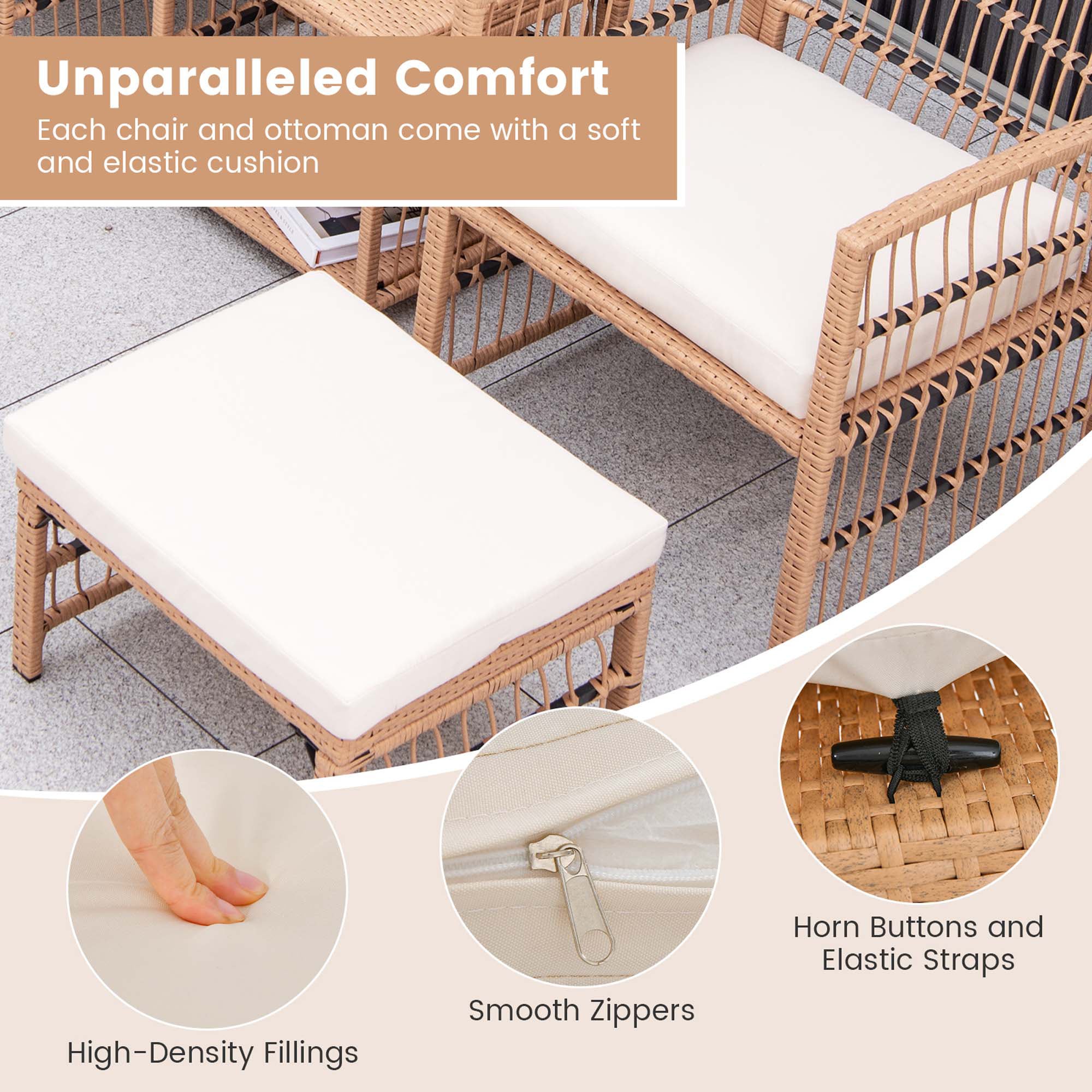 Costway HCST00116 Patio-Conversation-Sets - View #9