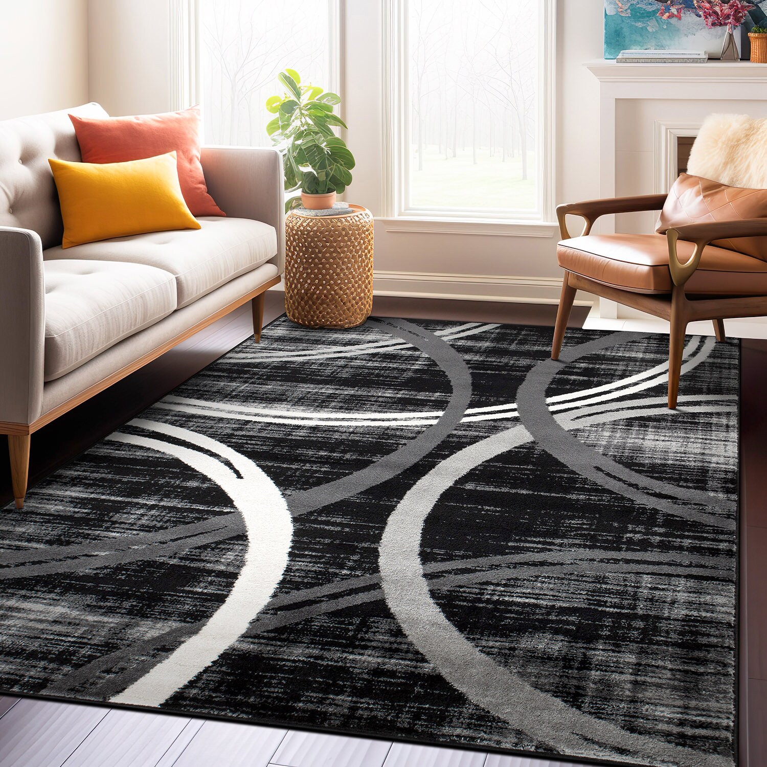 World Rug Gallery 377BLACK8X12 rugs - View #2