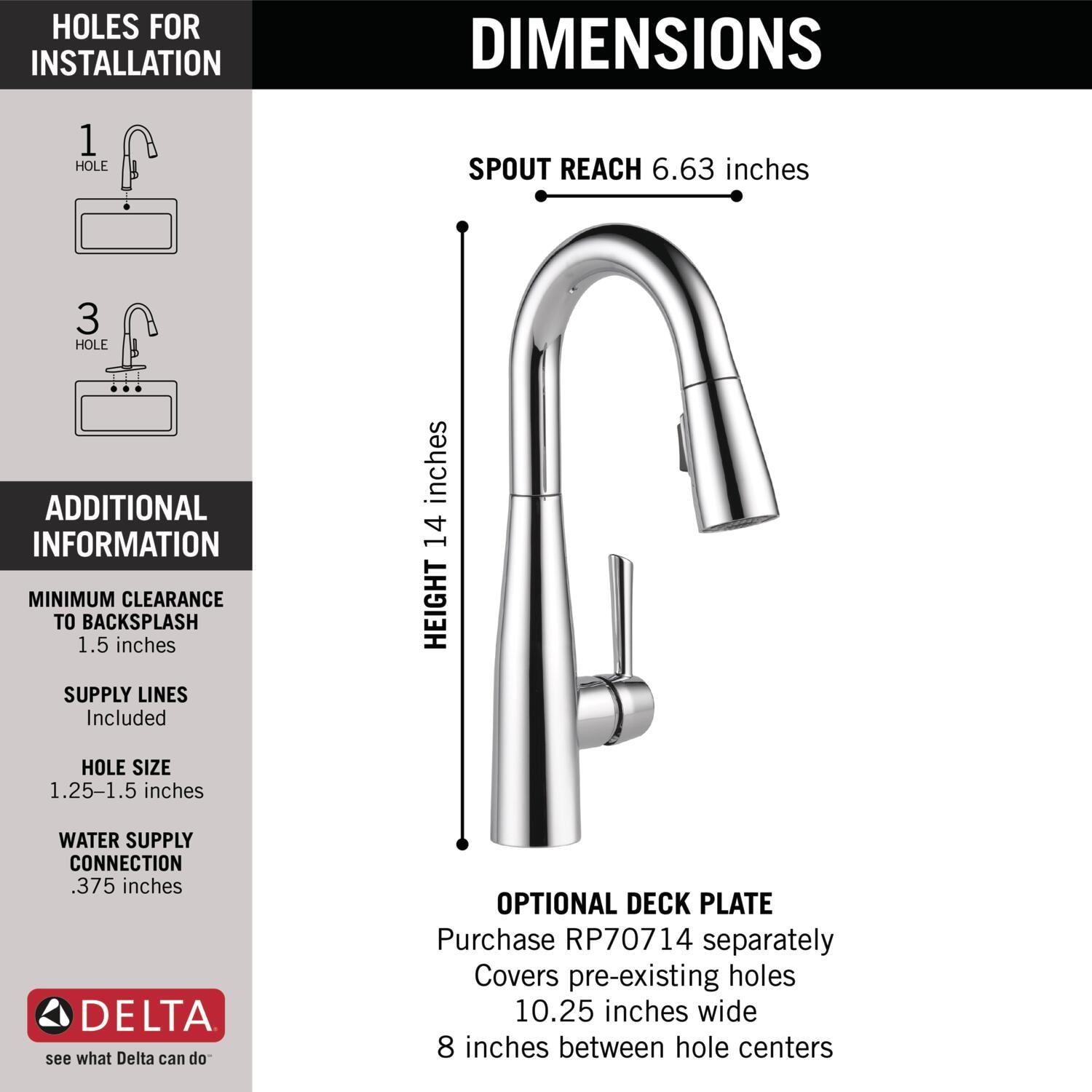 Delta 9913-RB-DST Kitchen-Faucets - View #4