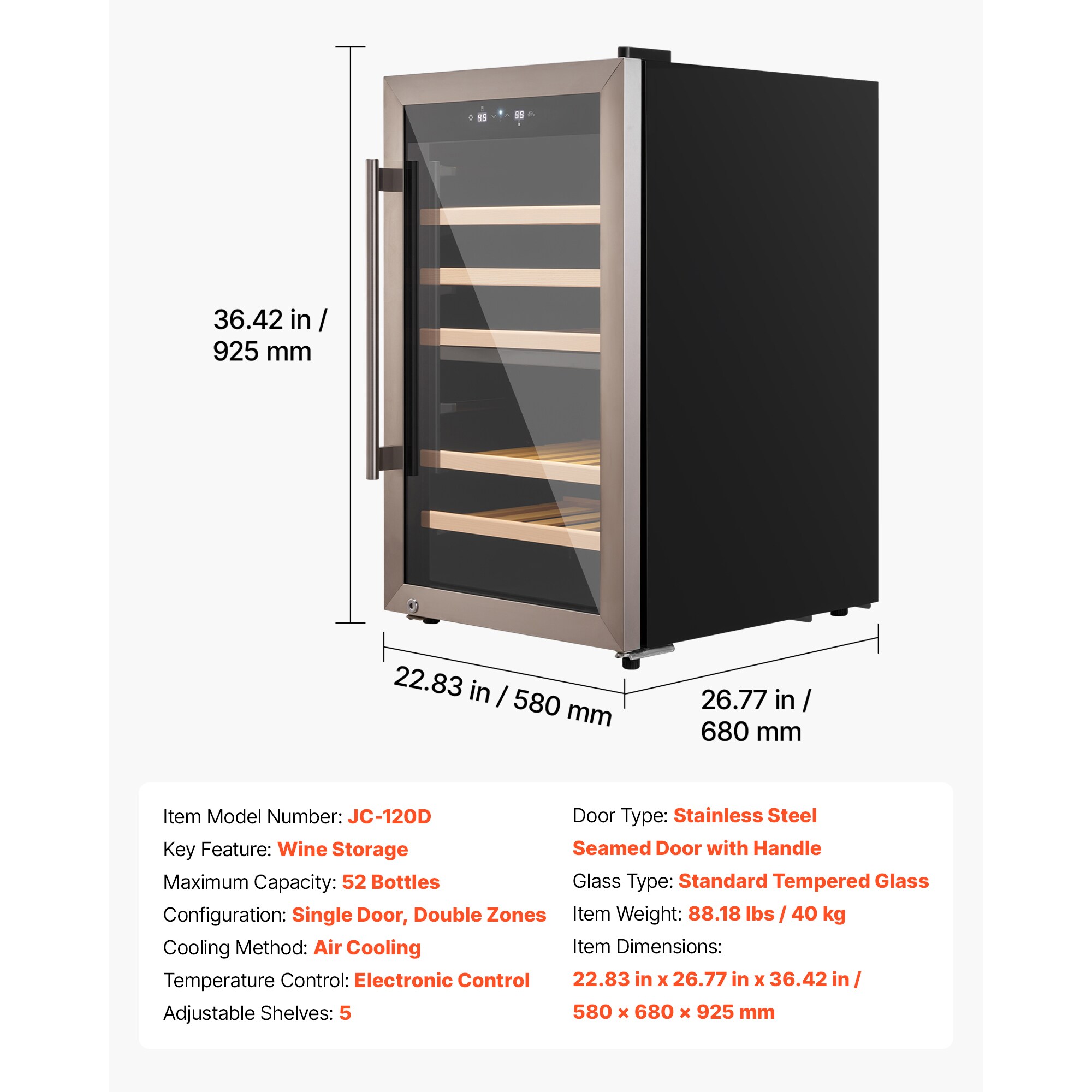 VEVOR SCSQDLSJJDZS18359V1 Wine-Chillers - View #7