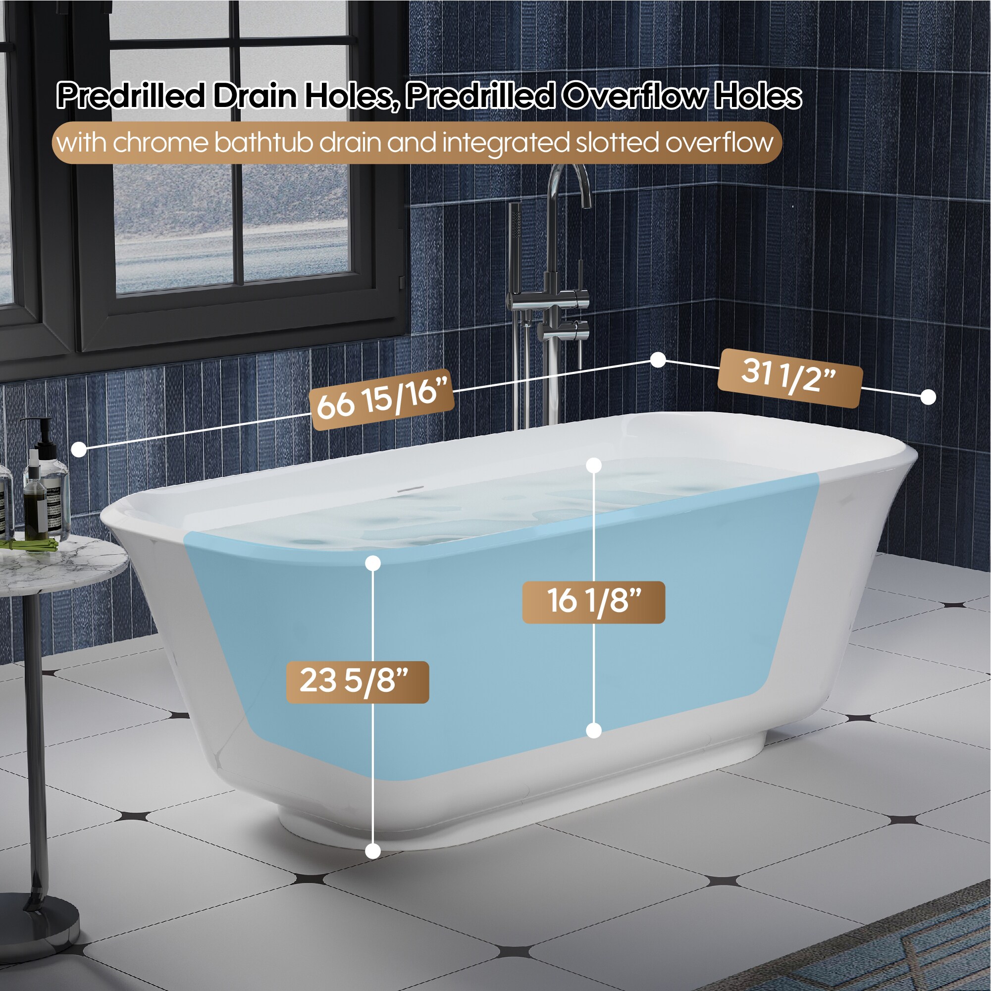 WELLFOR BA-139010 bathtubs - View #7