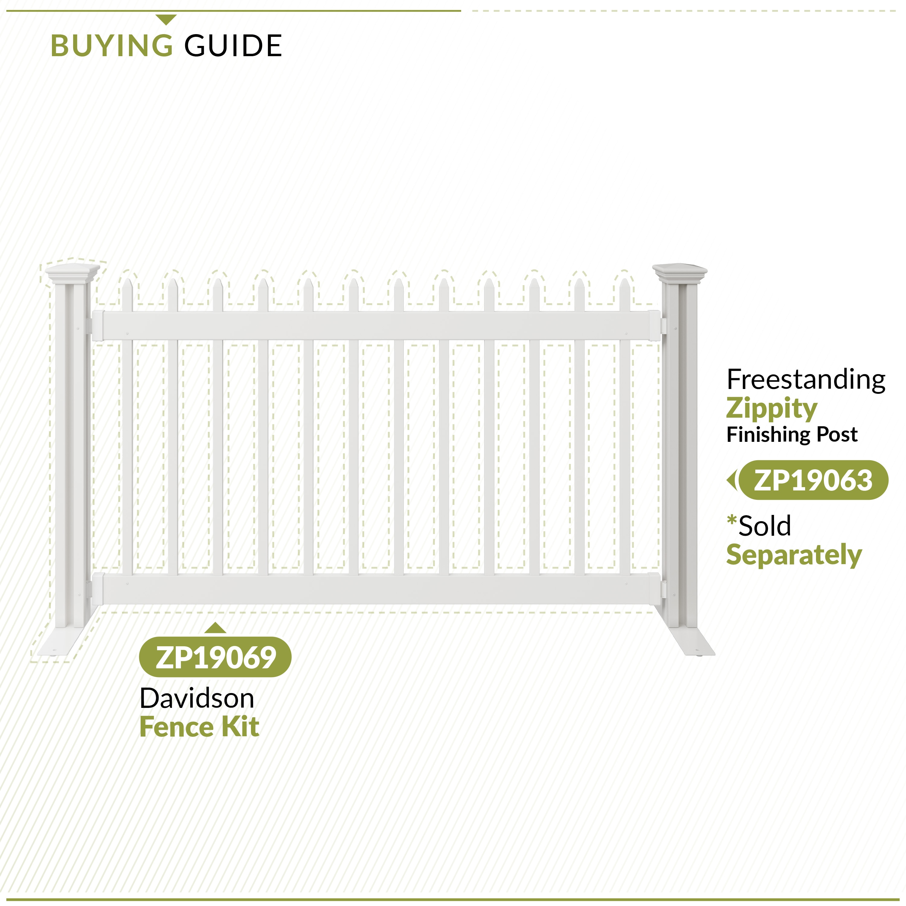 Zippity Outdoor Products ZP19063 Vinyl-Fence-Panels - View #6