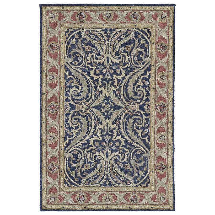 Kaleen Solomon 2 x 3 Brown Indoor Floral/Botanical Oriental Handcrafted Throw Rug Kaleen Solomon 2 x 3 Brown Indoor Floral/Botanical Oriental Handcrafted Throw Rug