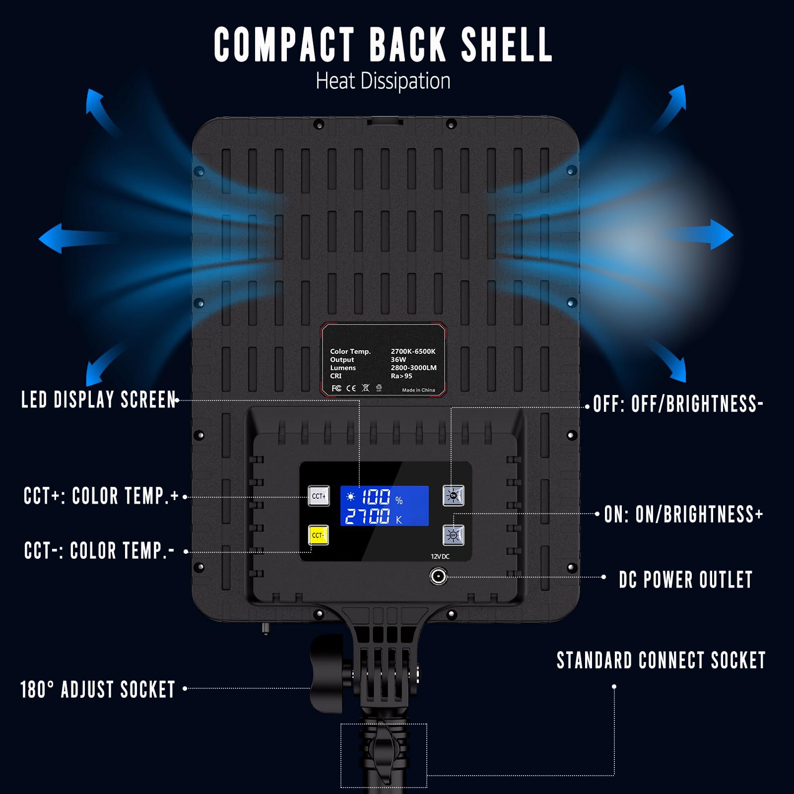 Vrbgify LVG1316E17 Led-Panel-Lights - View #5