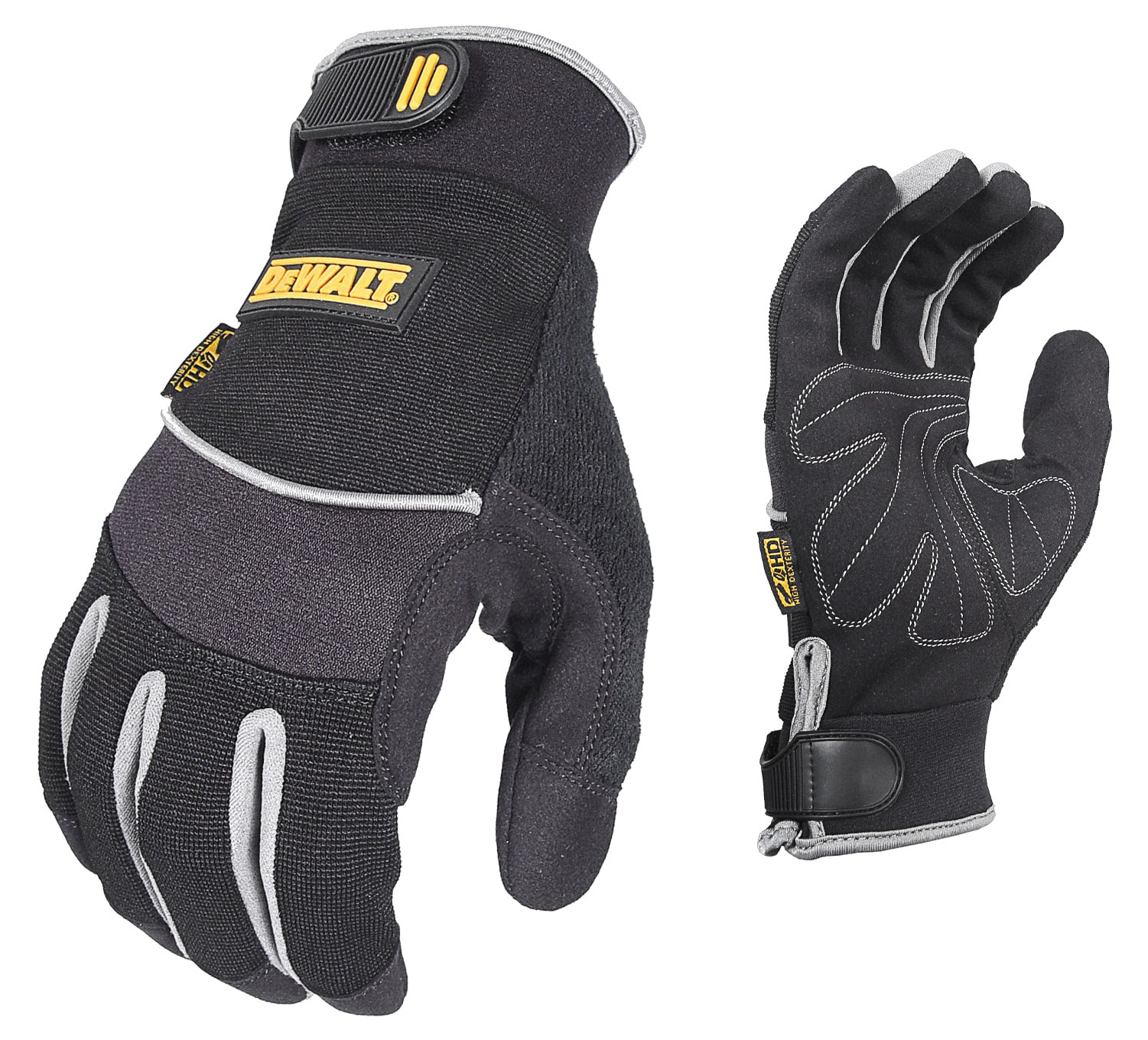 Medium DeWalt DPG230M Technicians Fingerless Synthetic Leather Glove