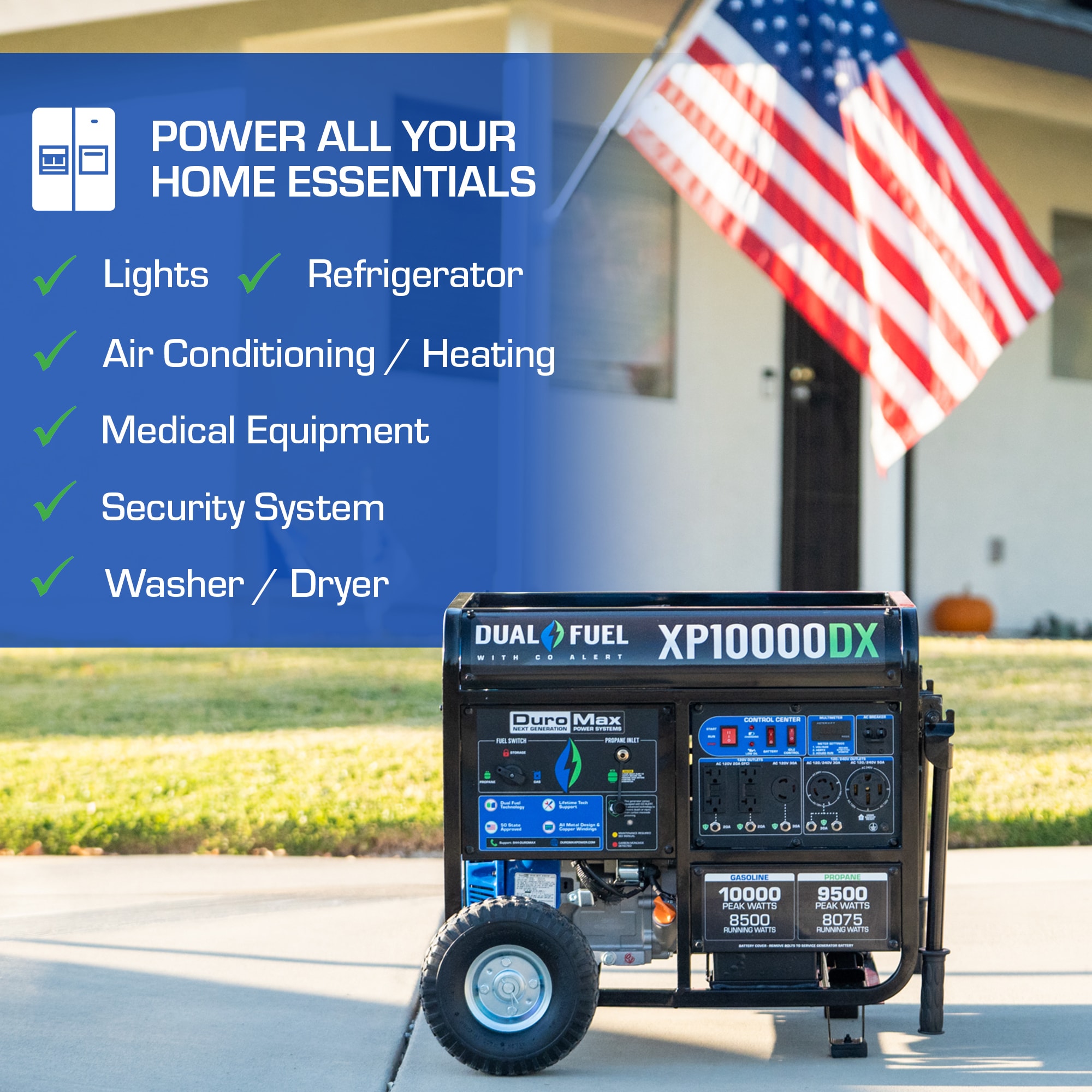 DuroMax XP10000DX Portable-Generators - View #8