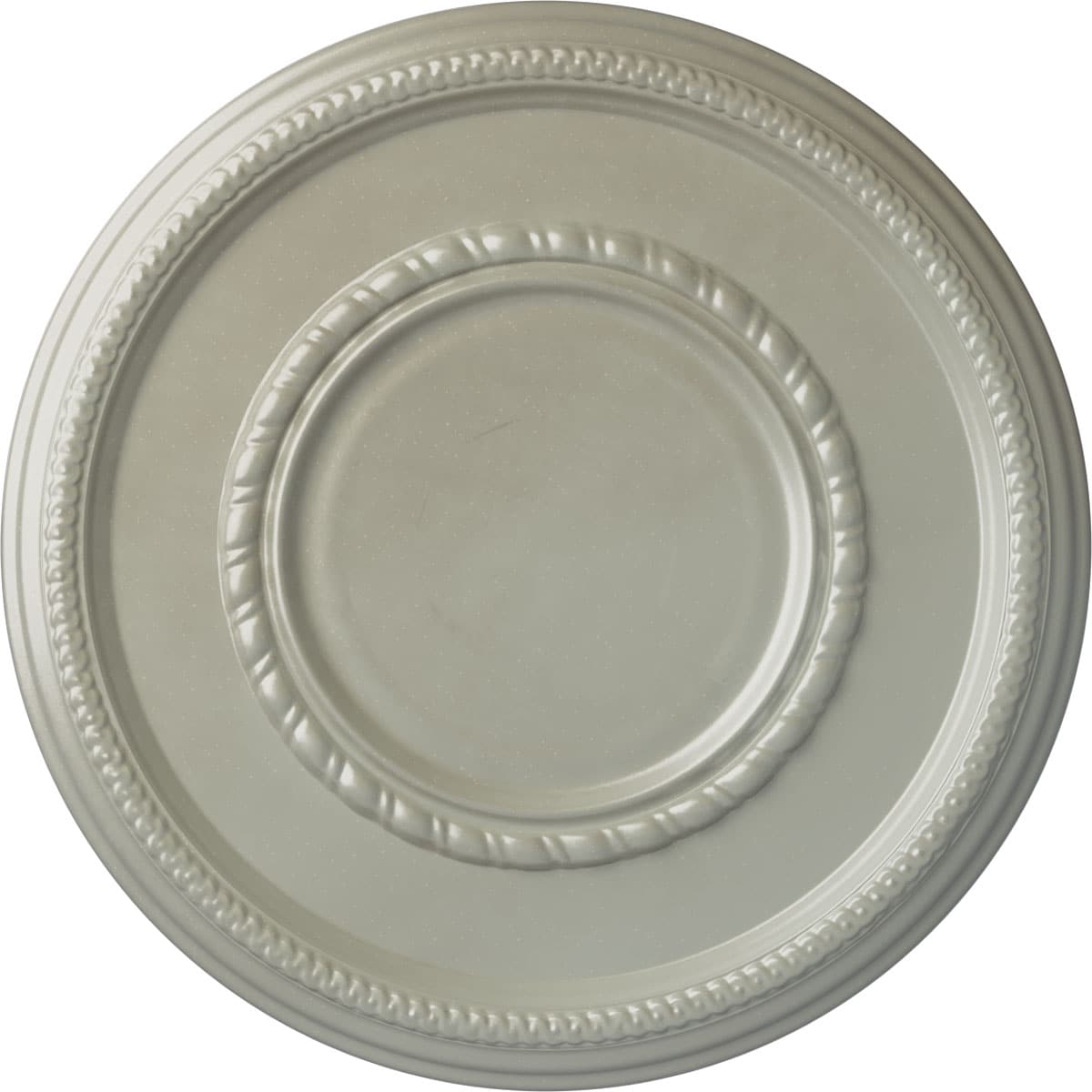 Ekena Millwork CM17FEFCS Federal Roped Large 17.375-in W x 17.375-in L Painted Flash Copper Polyurethane Whole Ceiling Medallion