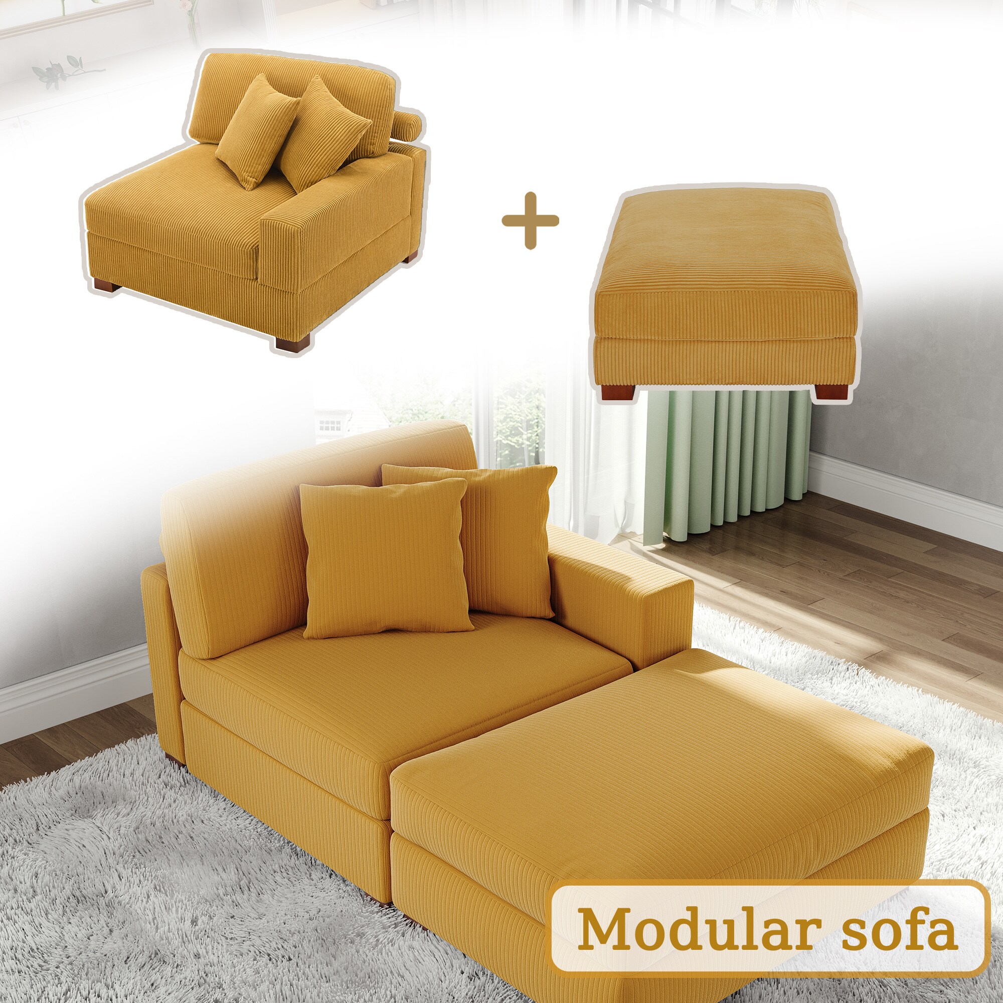Dreamsidea CS7-ORG-L-OT Sofas-Loveseats - View #7