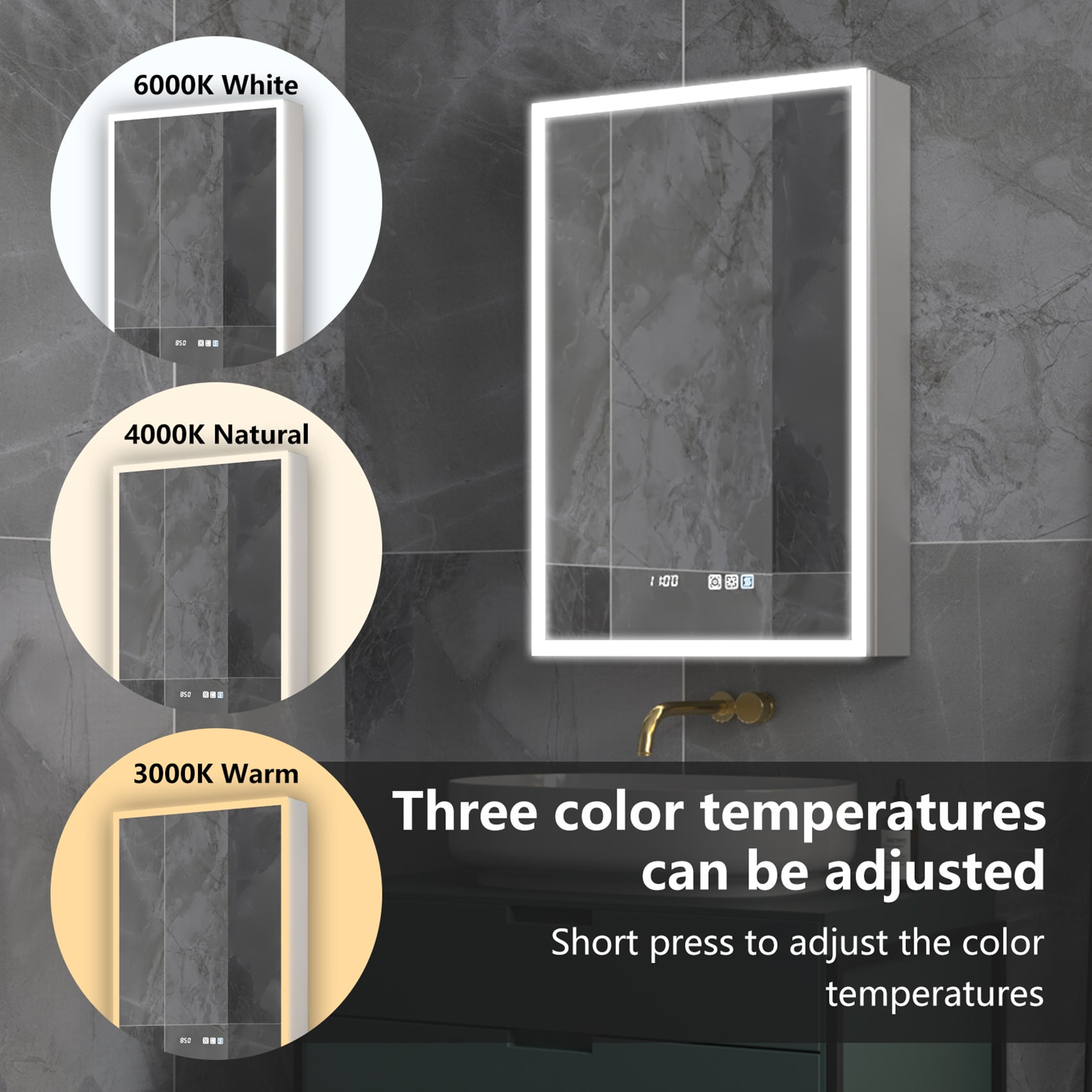 ExBrite EXMC2030V8RX Bathroom-Medicine-Cabinets - View #5